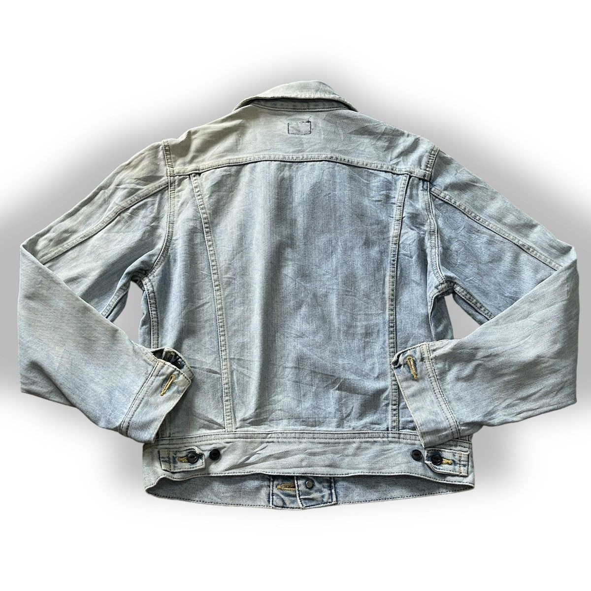 Lee Vintage 1980s Lee Storm Left Hand Denim Trucker Jacket 🇯🇵 Size US M / EU 48-50 / 2 - 2 Thumbnail