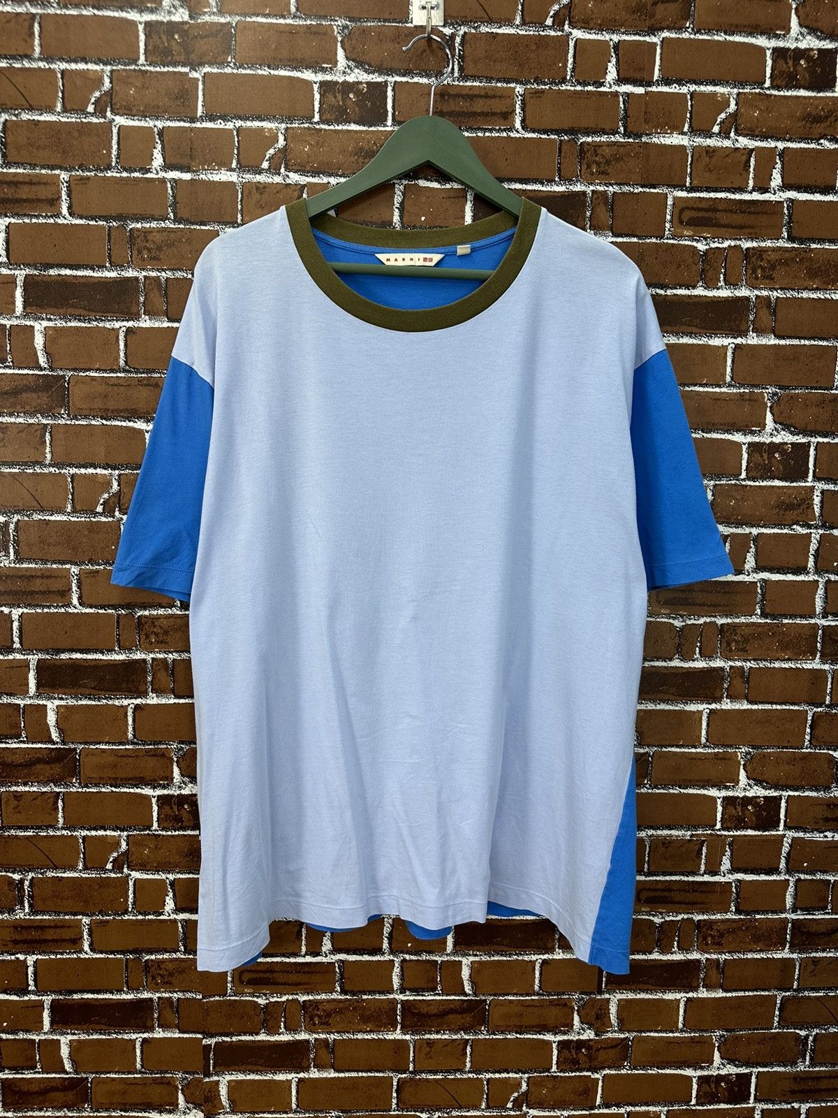 Marni Marni Baggy Colorblock Tshirt A926 Size US XXL / EU 58 / 5 - 1 Thumbnail