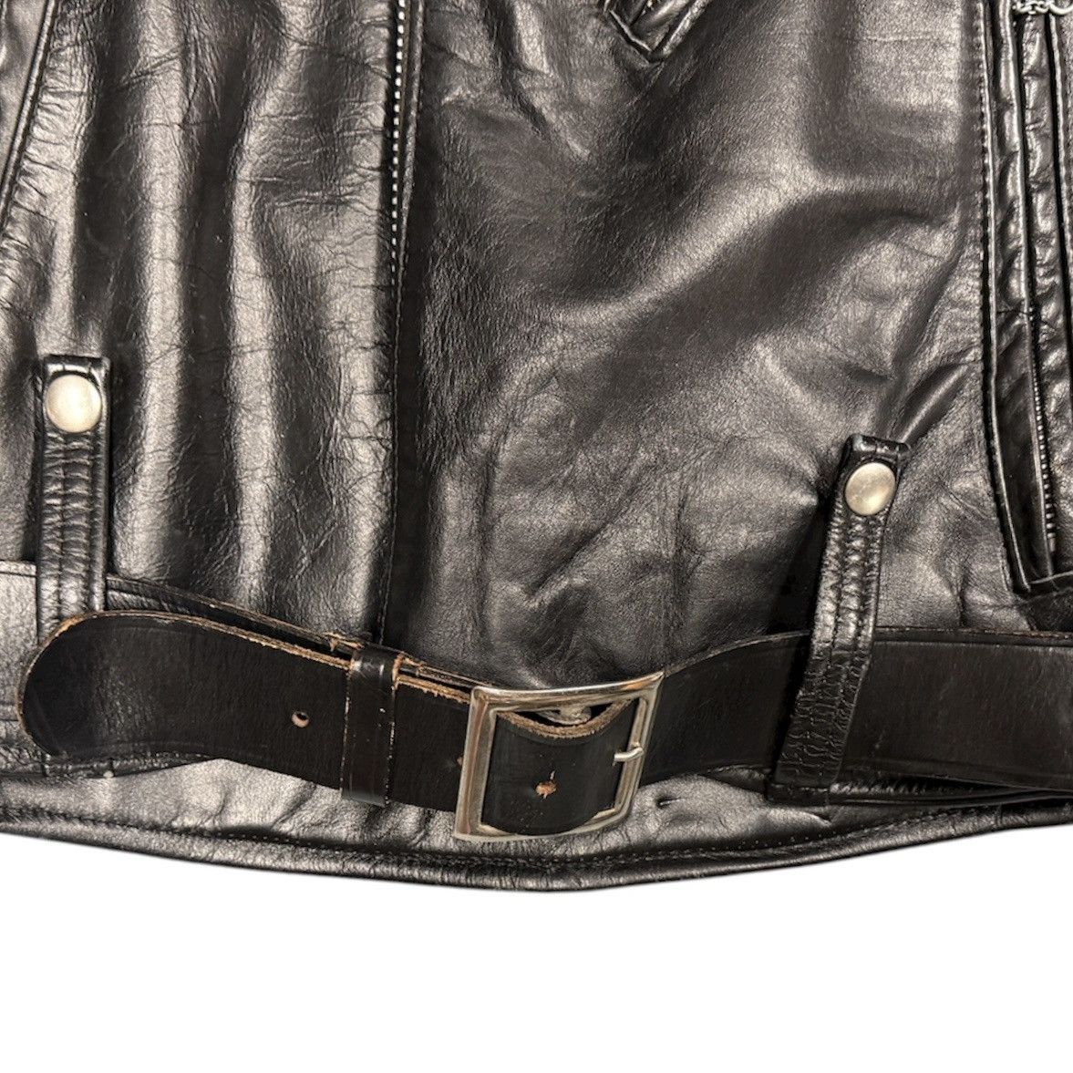 Harley Davidson 70s AMF HARLEY DAVIDSON Genuine Leather Jacket - Rockstar Size US M / EU 48-50 / 2 - 4 Thumbnail