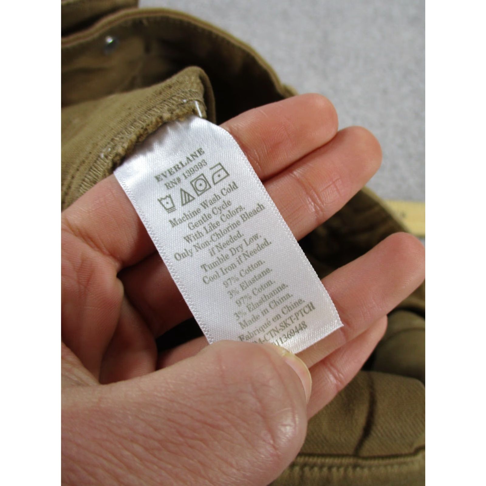 Everlane Everlane Skirt Womens 0 Tan Denim A-Line Short Brown Cotton Spandex Zipper 90s? Size 25" / US 0 / IT 36 - 7 Thumbnail