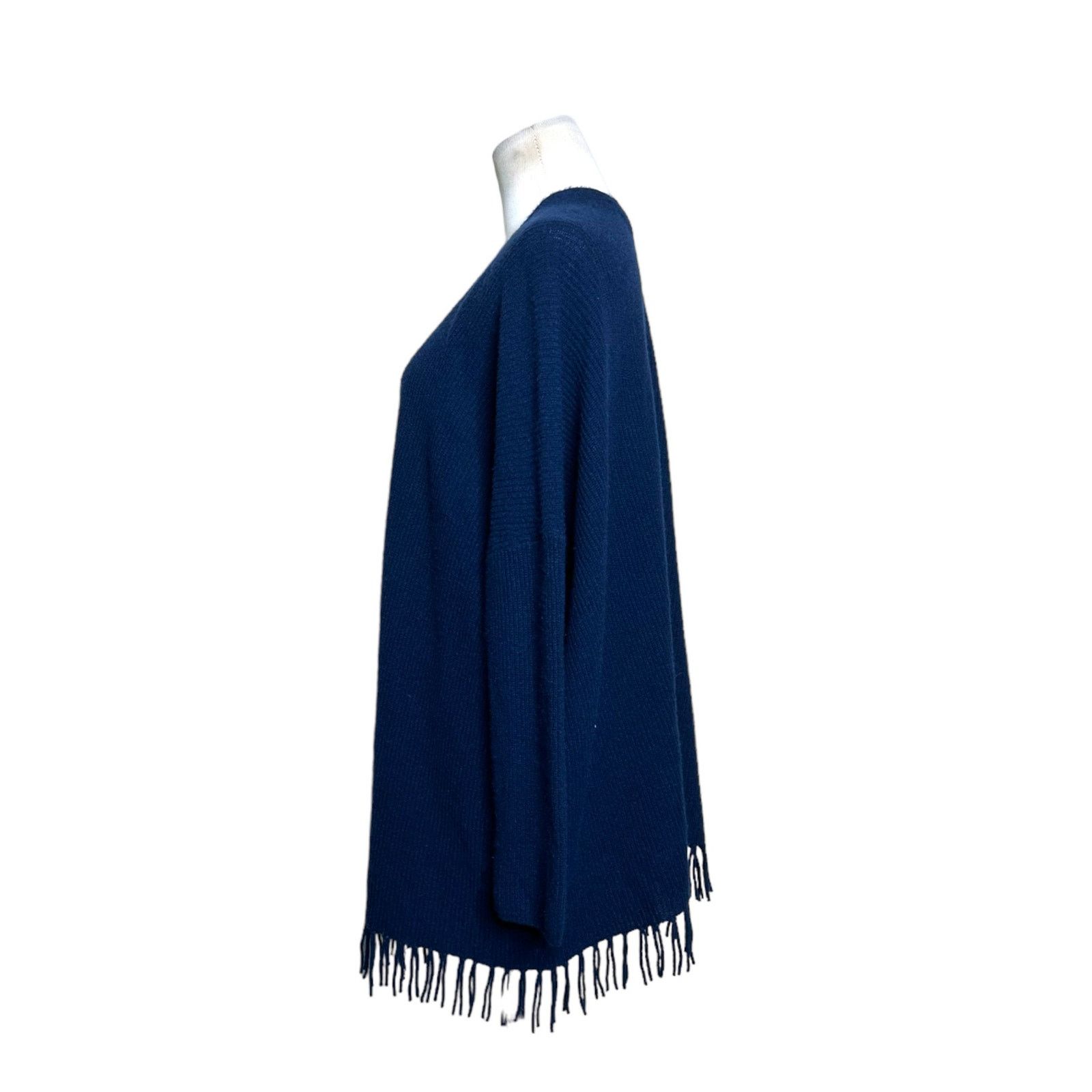 Joie Joie blue cashmere long sleeves fringe hem cardigan size XXS Size XXS / US 00 / IT 34 - 6 Thumbnail