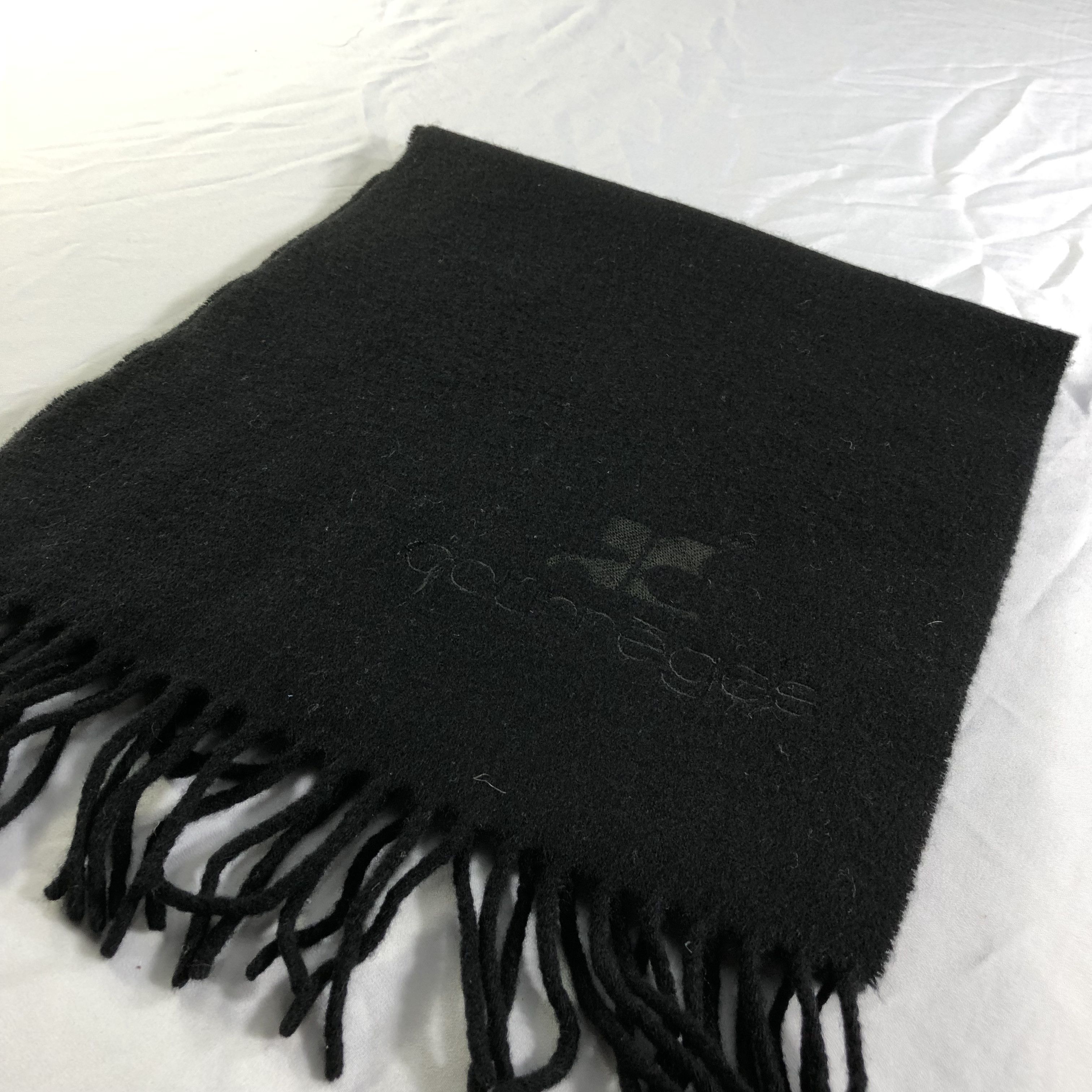 Courreges Courreges Plain Wool Scarf Muffler Neckwear V2206 Size ONE SIZE - 3 Thumbnail