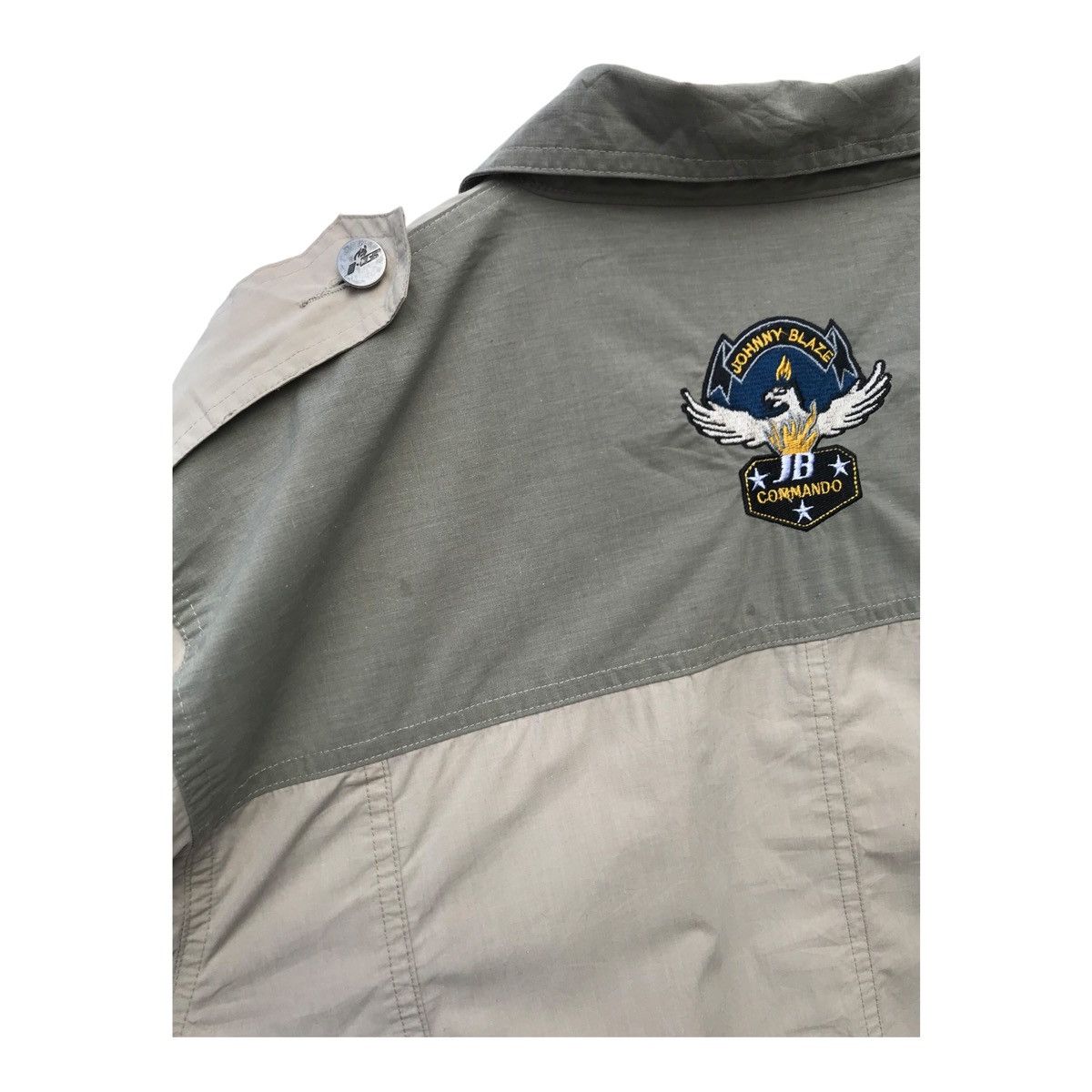 Wu-Tang Clan Vintage 90s Johnny Blaze Uniform Works Shirt Size US L / EU 52-54 / 3 - 19 Thumbnail