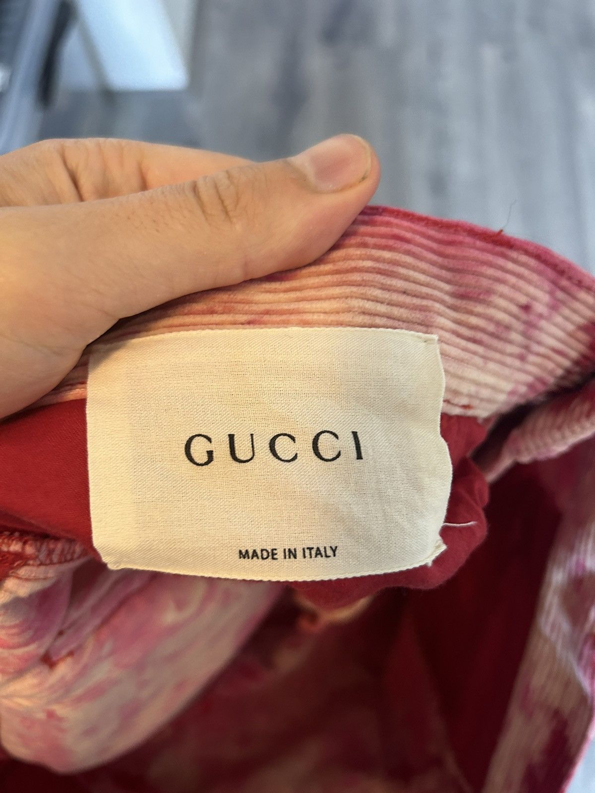 Gucci FW17 Gucci Tie Dye Corduroy Pants Size US 34 / EU 50 - 10 Thumbnail