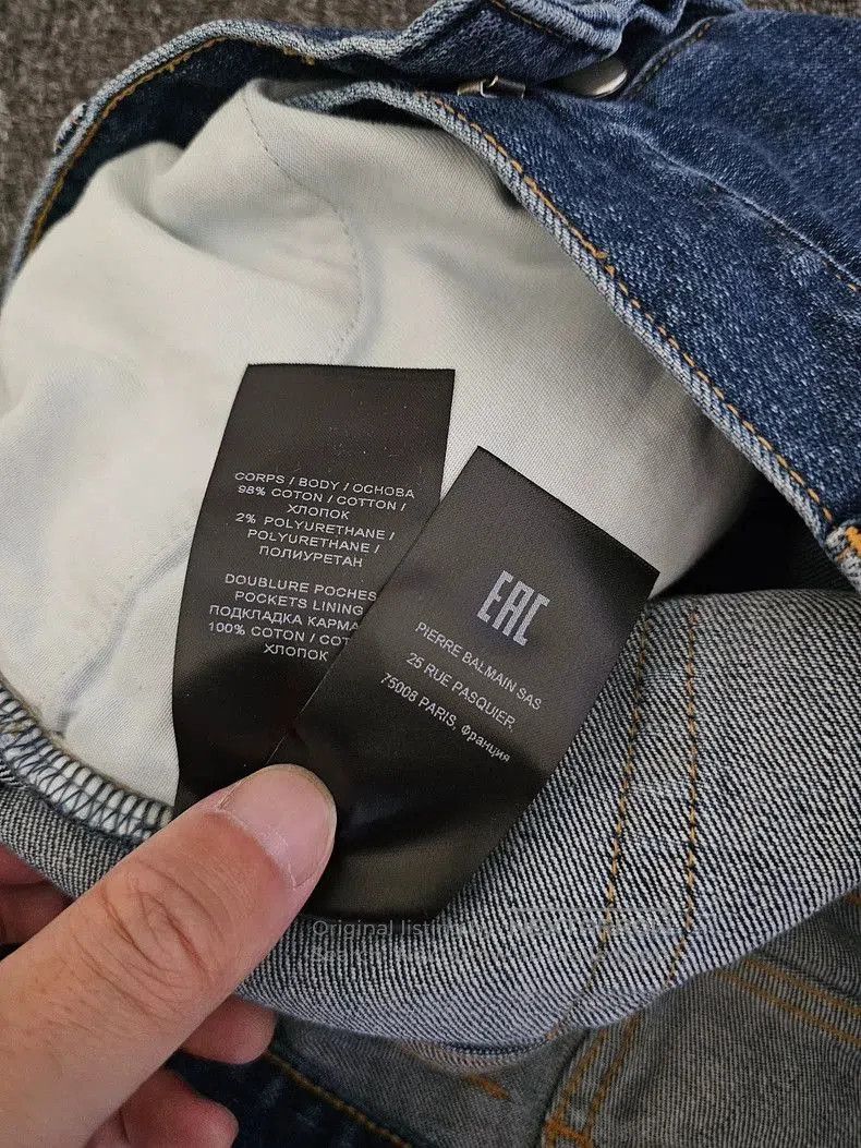 Balmain Balmain Moto Denim Jeans Altered Hem. Size US 32 / EU 48 - 7 Thumbnail
