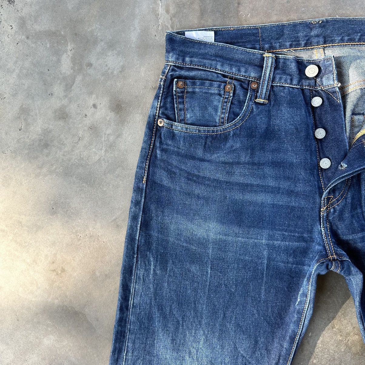 Levi's Vintage Levi’s 501 Faded Button Zip Denim Jean Pants Size US 31 - 4 Thumbnail