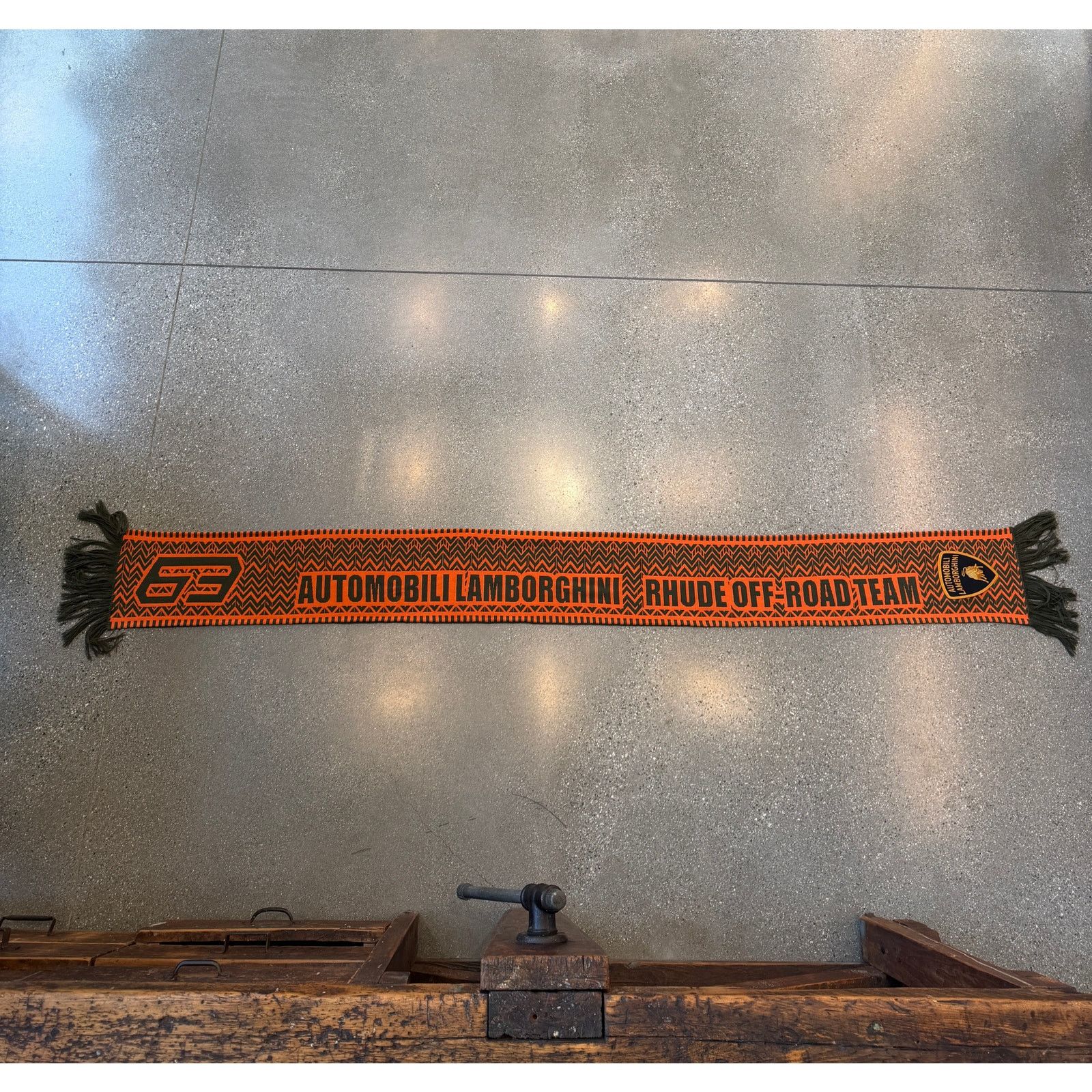 Rhude Rhude Lamborghini Embroidered Off Road Team Scarf Size ONE SIZE - 2 Thumbnail