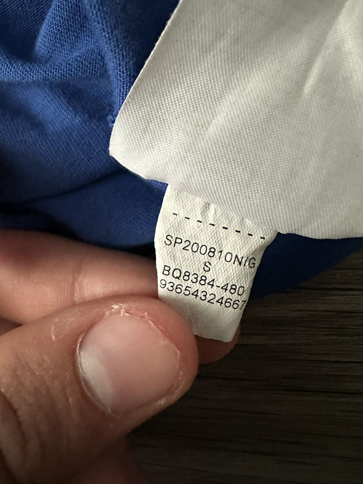 Jordan Brand NIKE Jordan Paris Saint Germain big logo PSG blue t shirt Size US S / EU 44-46 / 1 - 5 Thumbnail