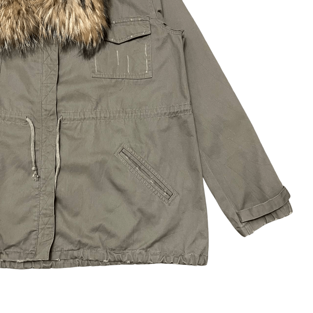 If Six Was Nine Vintage Japanese Brand Fur Collar Jacket "Just Kiss Me Baby" Size US M / EU 48-50 / 2 - 4 Thumbnail
