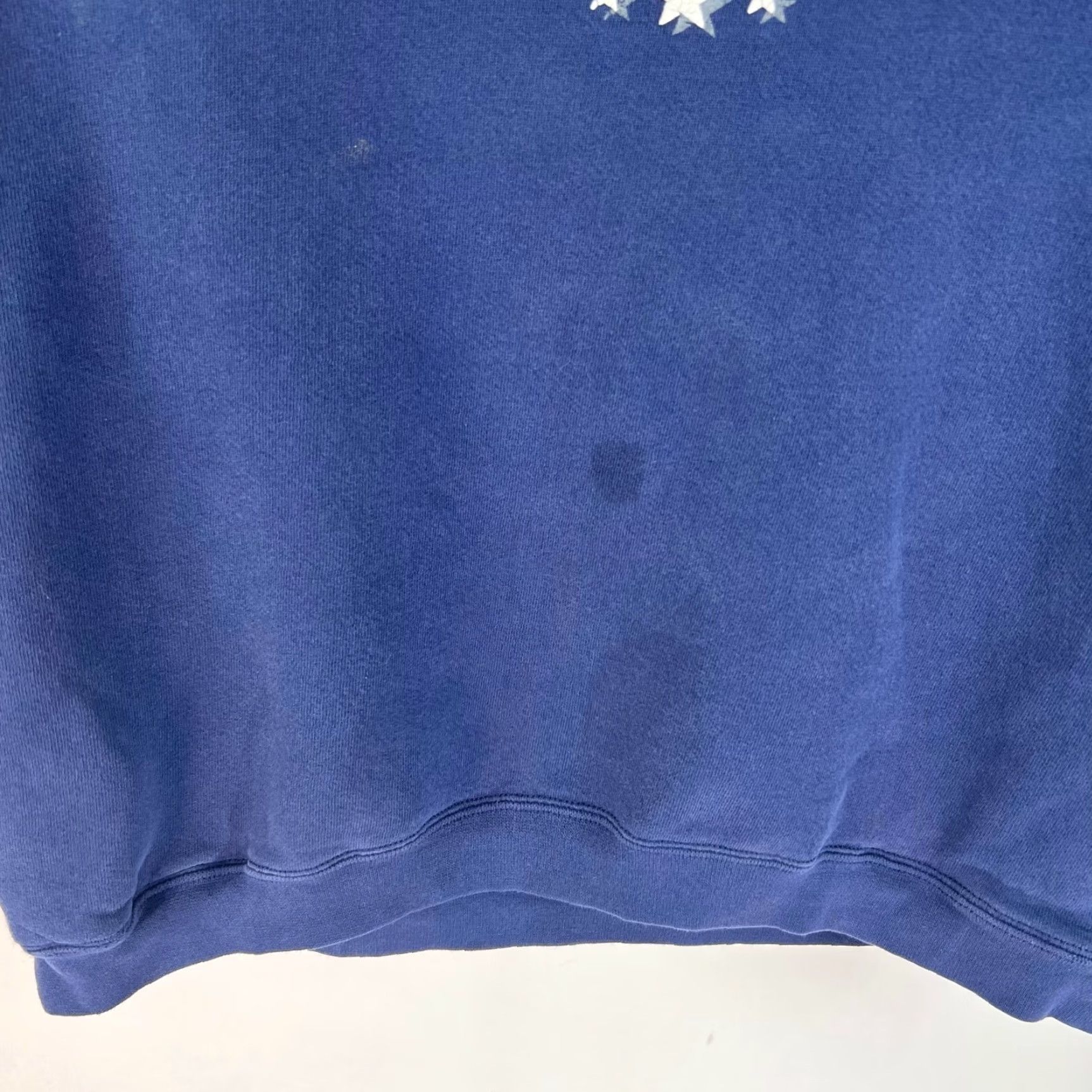 Adidas VINTAGE Adidas 3 Stripe Hoodie Adult Large L Blue Distressed Mens Size US L / EU 52-54 / 3 - 3 Thumbnail