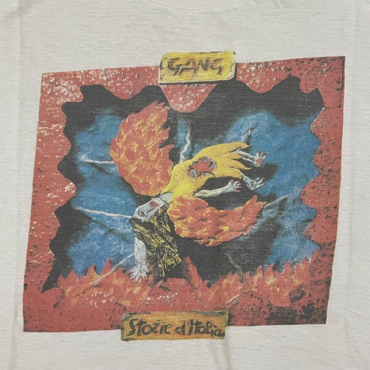 Other Gang Italy Rock Band Storie D’Italia Album Vintage 1993’s Size US L / EU 52-54 / 3 - 9 Thumbnail