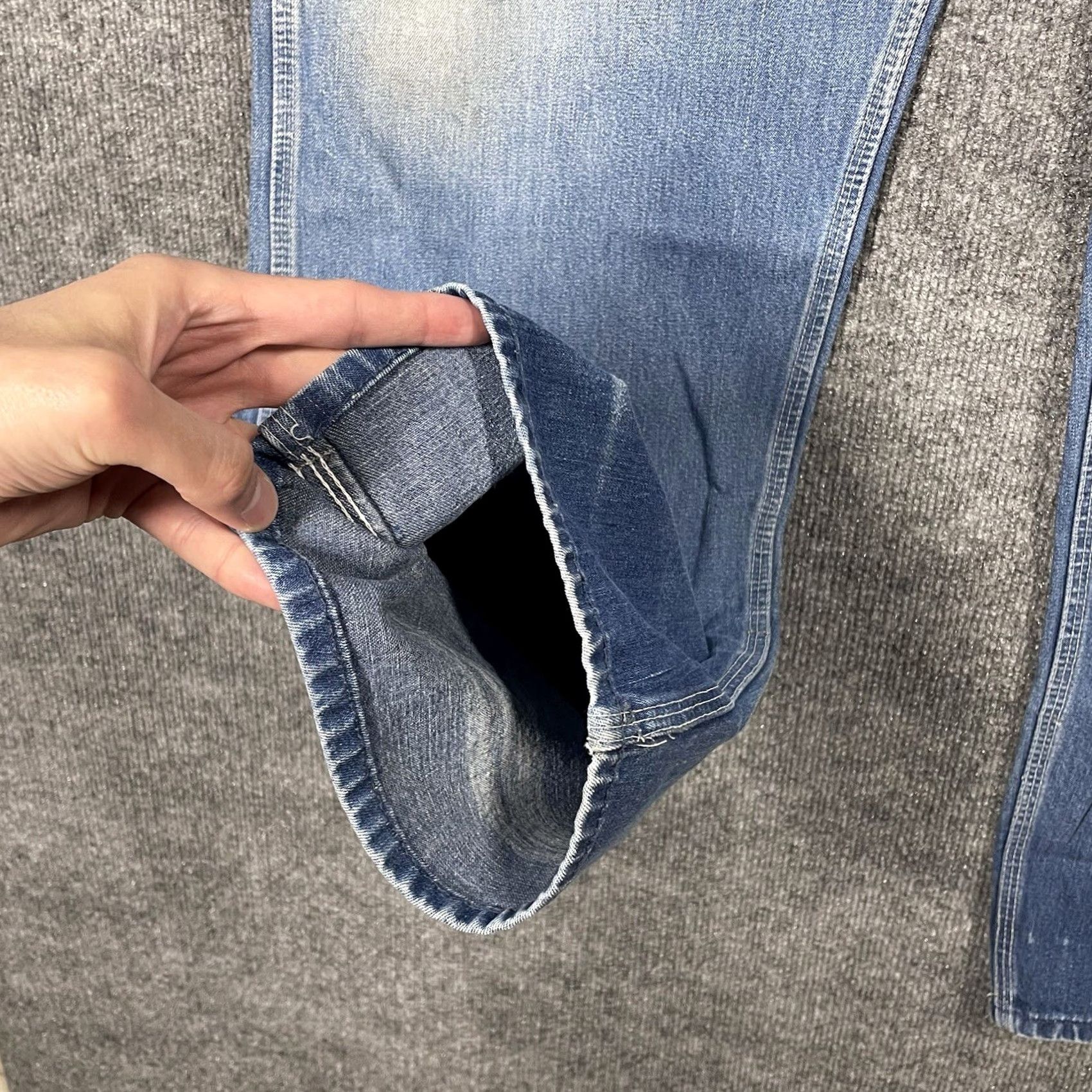 Vintage VINTAGE OshKosh B'gosh Jeans Denim 36x33 Carpenter High WAIST 60s 70s 80s USA Men Jeans Distressed 5-Pocket Vintage Classic Size US 36 / EU 52 - 4 Thumbnail