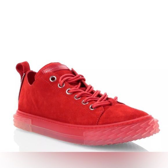 GIUSEPPE ZANOTTI Blabber Velour Low-Top Sneakers