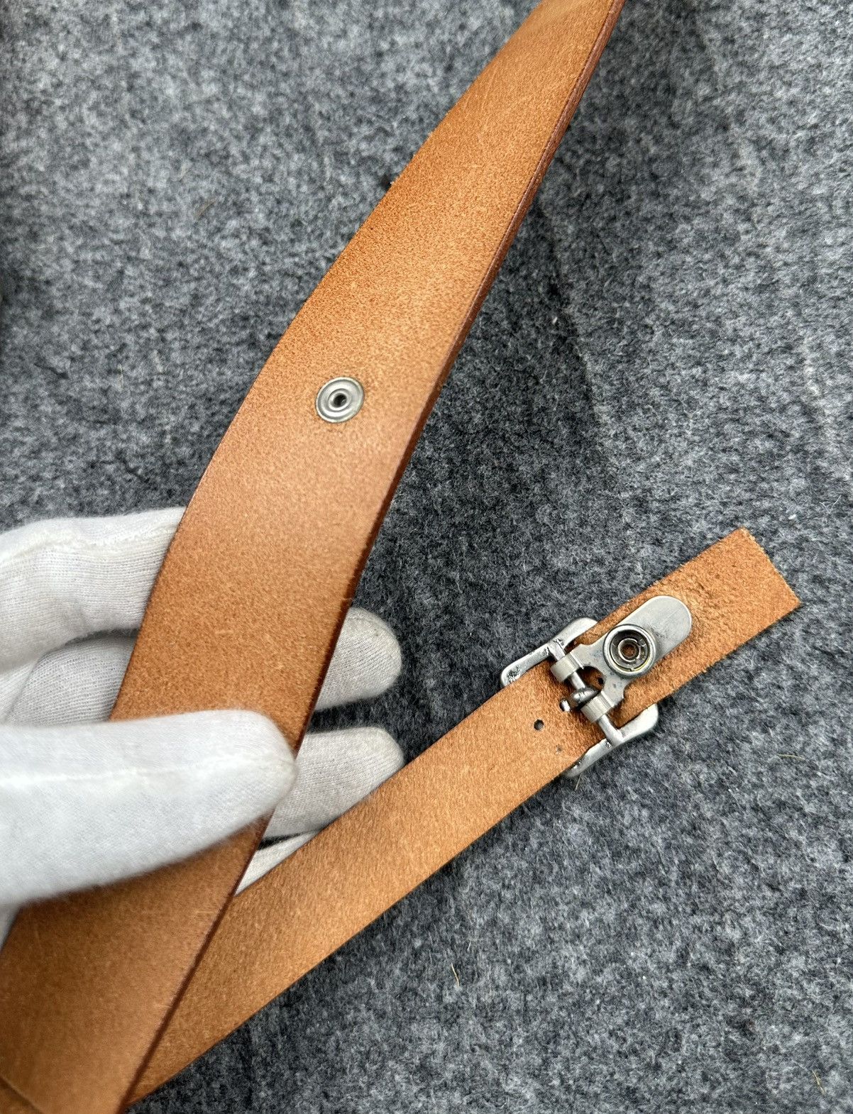Yohji Yamamoto Yohji Yamamoto - Pour Homme A/W11 - Extra Strap Leather Belt Size ONE SIZE - 11 Thumbnail