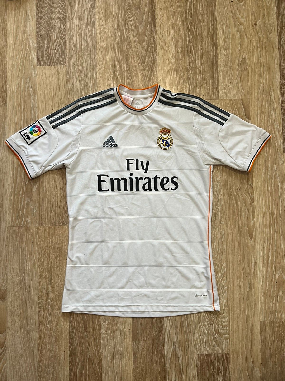 Pre-owned Adidas X Real Madrid Adidas Soccer Jersey 2013 Blokecore Football In White