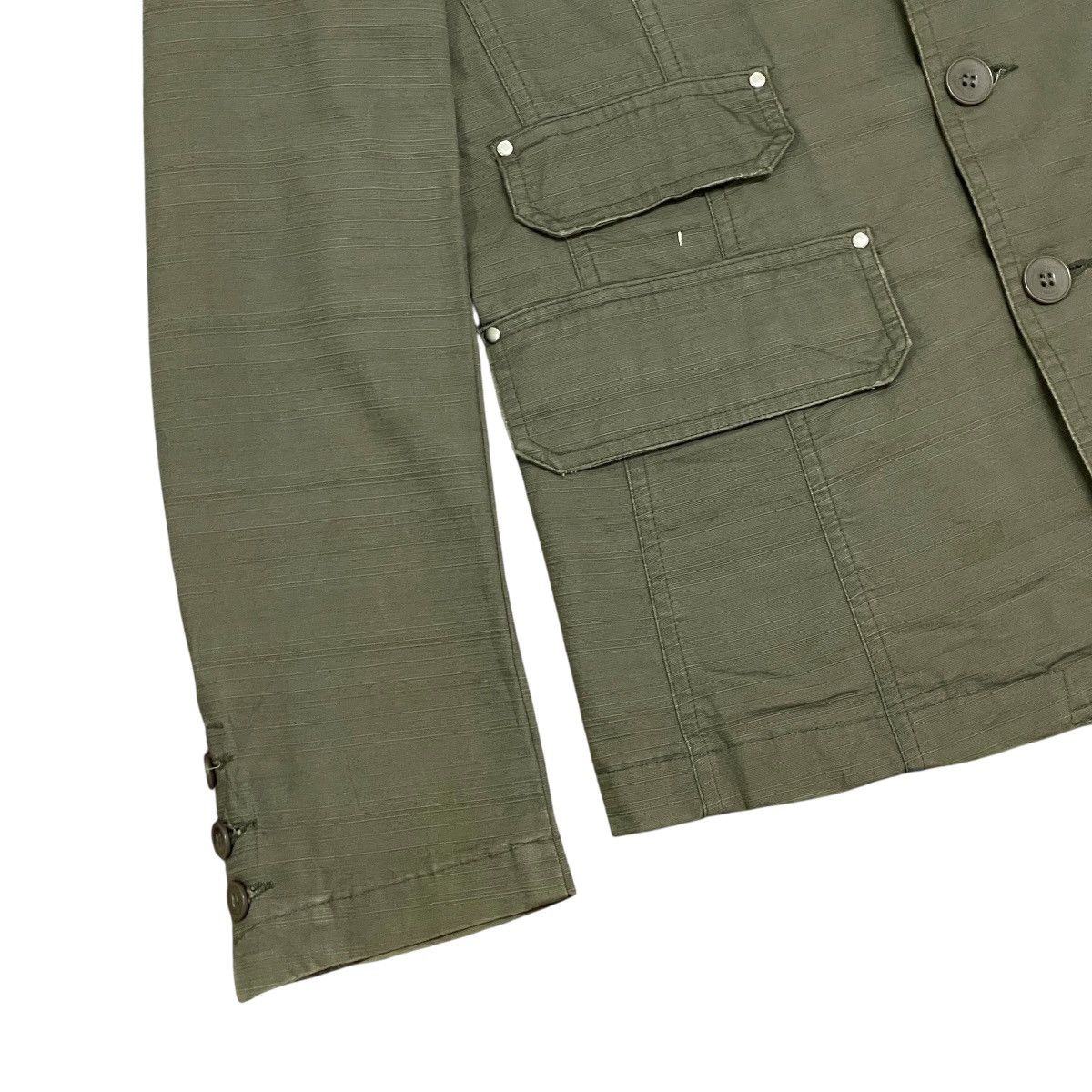 Woolrich Woolen Mills Vintage Woolrich Cargo Pockets Military Field Jacket Size US M / EU 48-50 / 2 - 8 Thumbnail
