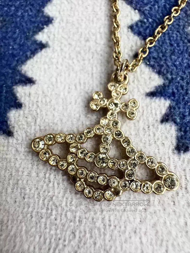 Vivienne Westwood Vivienne Westwood Golden Saturn Necklace Size ONE SIZE - 2 Thumbnail
