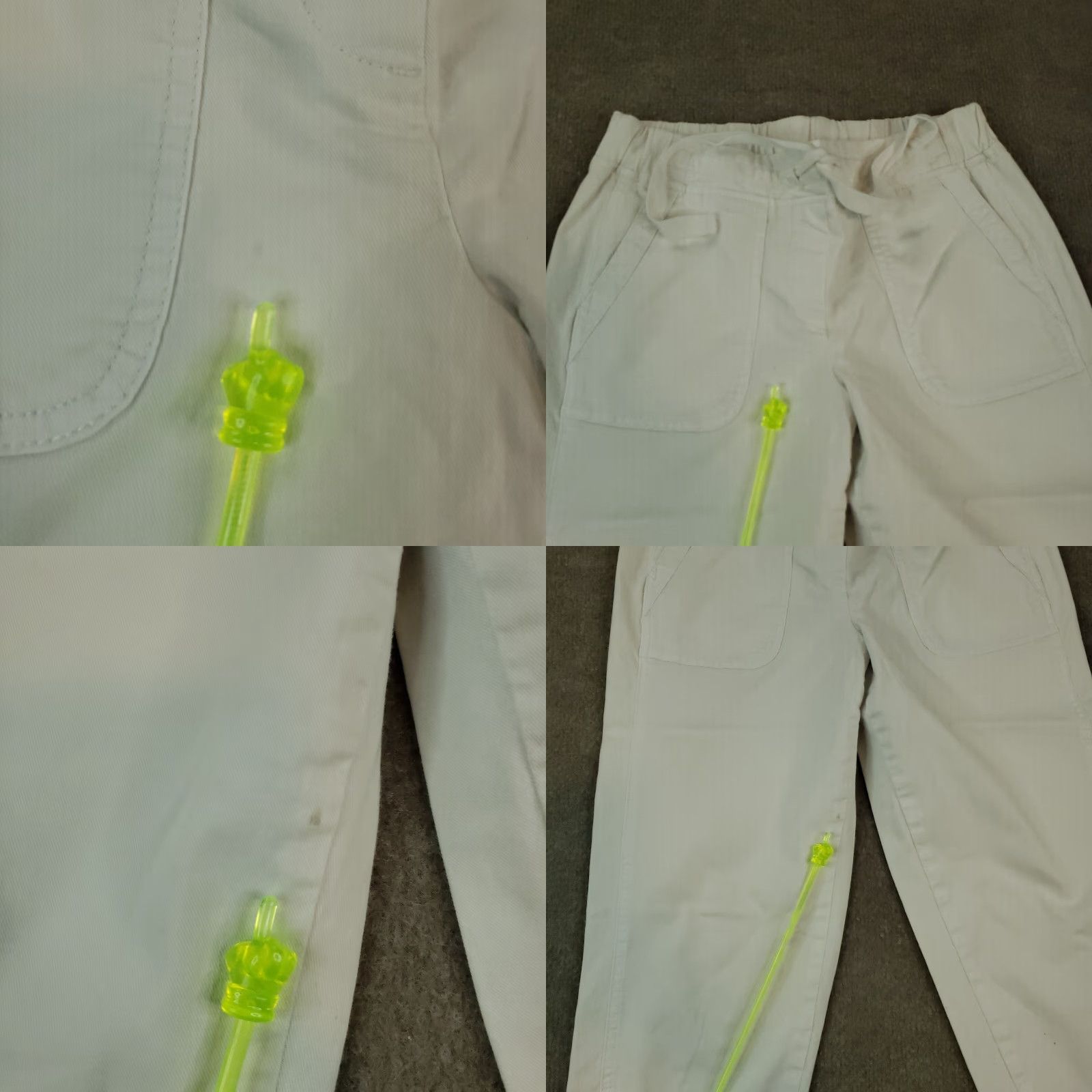 Talbots Talbots White Straight Leg Chino Pants Womens Petite 2 Stretch Size 28" / US 6 / IT 42 - 8 Thumbnail