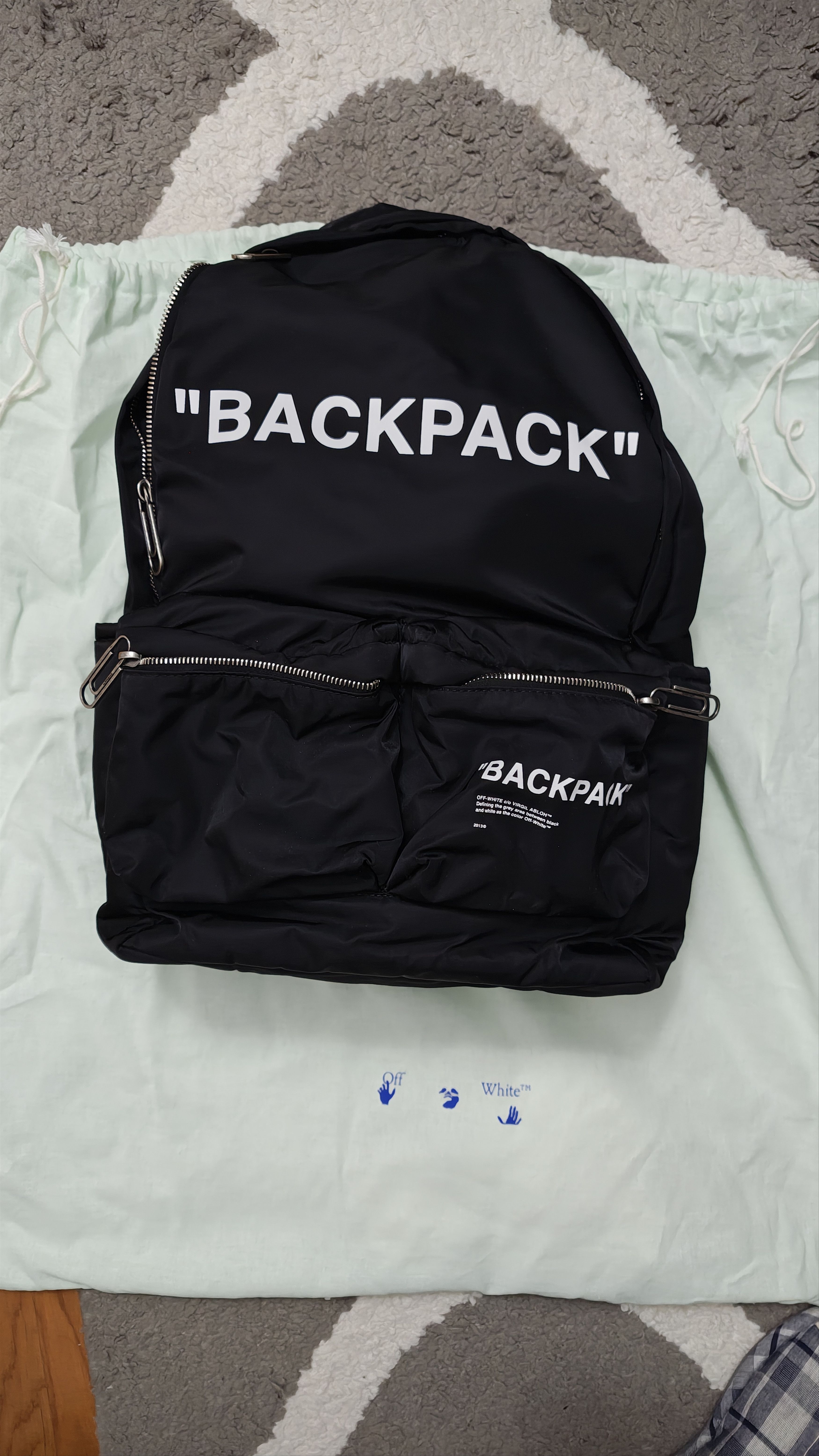 Off-White Off white Quote Backpack Size ONE SIZE - 1 Thumbnail