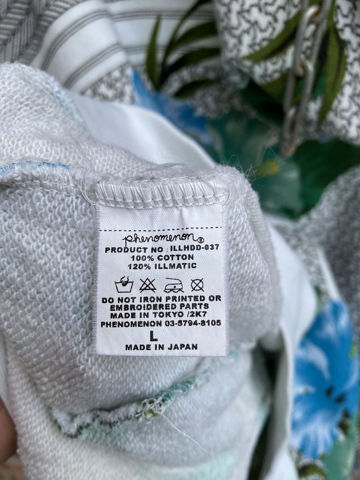 PHENOMENON 2007 Floral hoodie Size US L / EU 52-54 / 3 - 14 Thumbnail