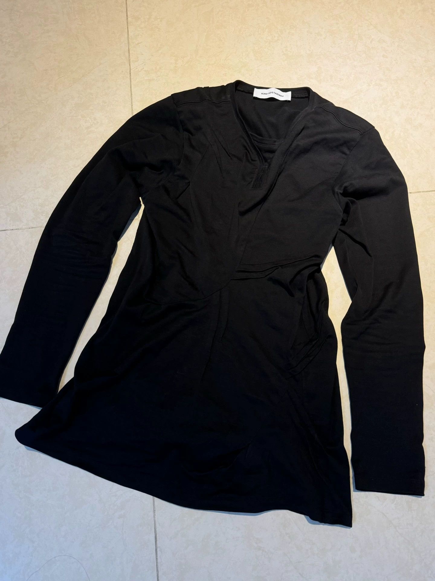 Kiko Kostadinov Kiko Kostadinov 21 Twisted Waist Deconstructed Black LS Size US S / EU 44-46 / 1 - 1 Thumbnail