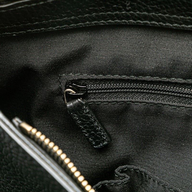 Gucci Gucci Bamboo Tassel Leather Handbag Black Size ONE SIZE - 2 Thumbnail