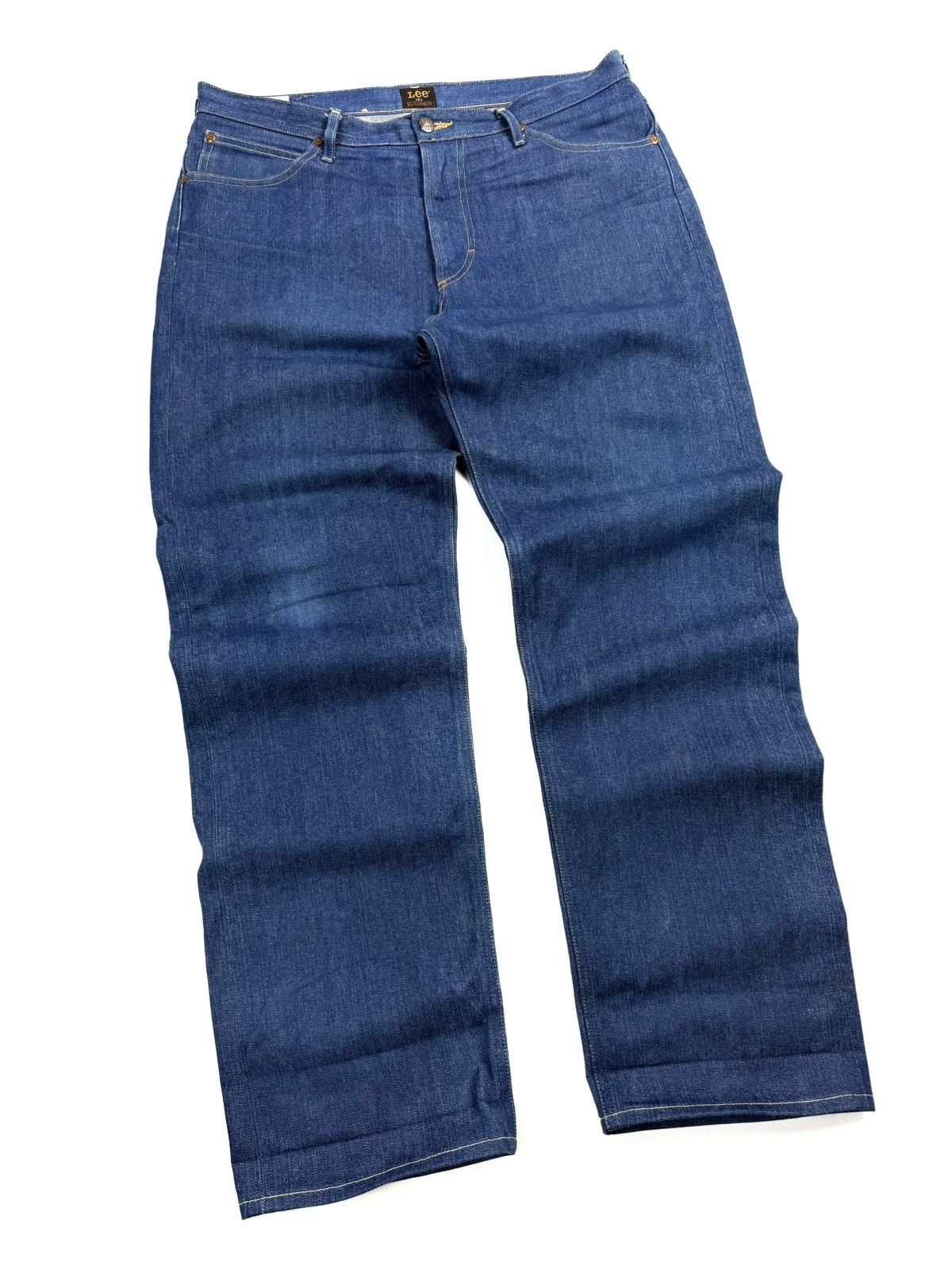 Lee Lee 101 Natural Indigo Jeans Japanese Selvedge Denim Blue L Size US 34 / EU 50 - 3 Thumbnail