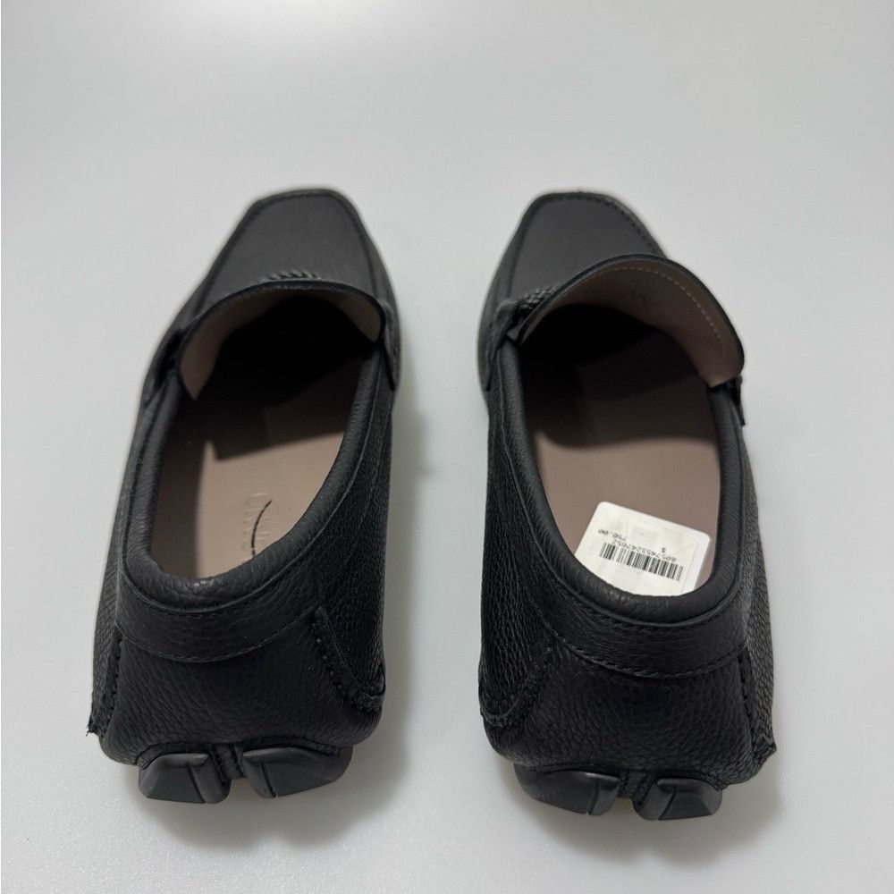 Salvatore Ferragamo Ferragamo Front 4 Leather Driver Loafers Black Men’s Size 6E Size US 6 / EU 39 - 4 Thumbnail