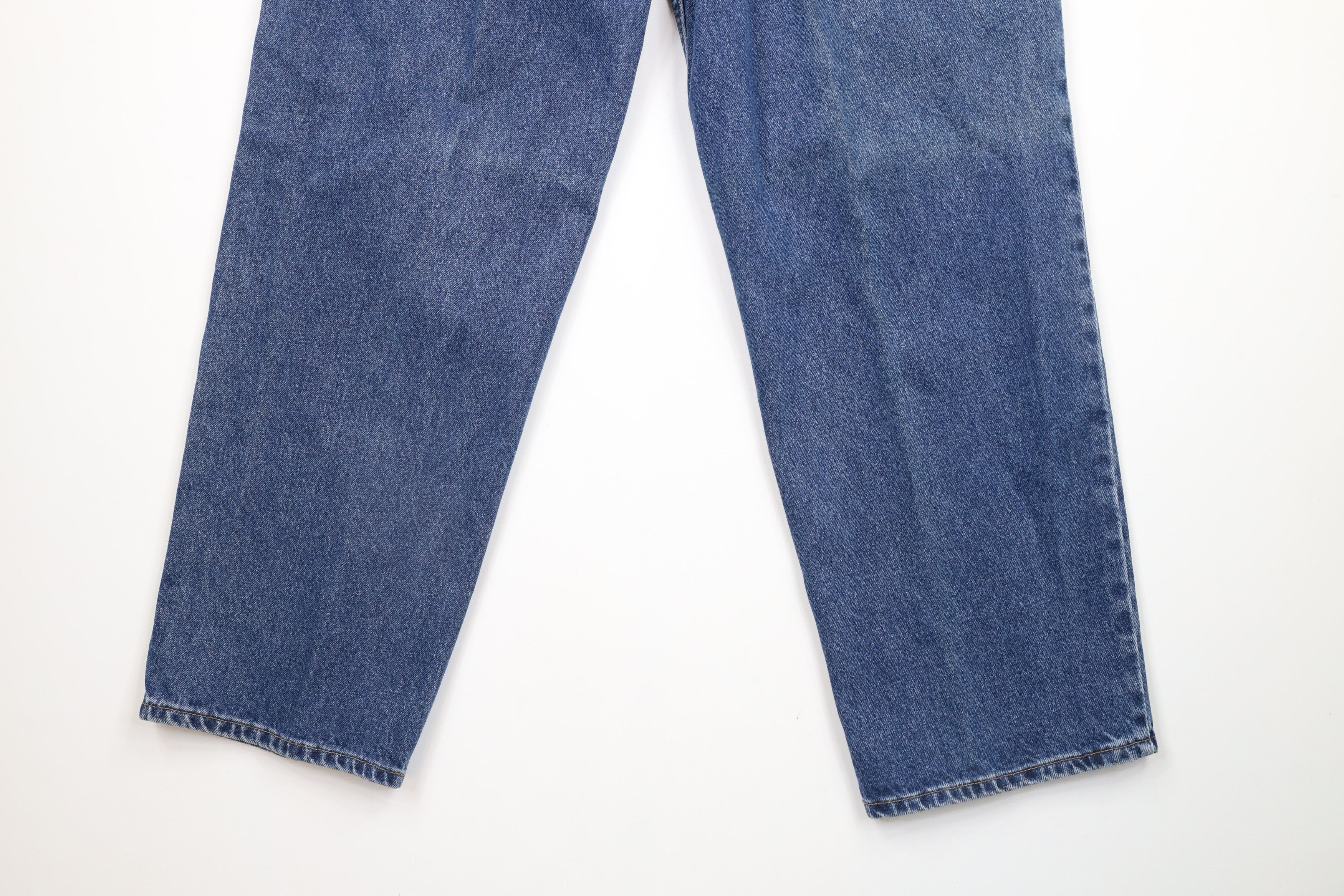 Tommy Hilfiger × Vintage Vintage 90s Tommy Hilfiger Faded Relaxed Fit Wide Leg Jeans Size US 38 / EU 54 - 13 Thumbnail