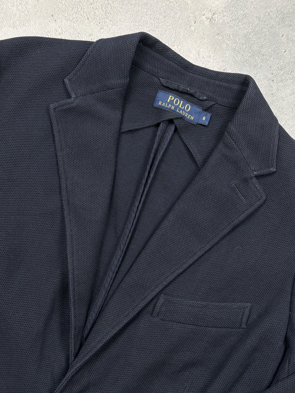 Polo Ralph Lauren Polo Ralph Lauren Classic Navy Cotton Blazer Jacket Size 6 Size S / US 4 / IT 40 - 2 Thumbnail