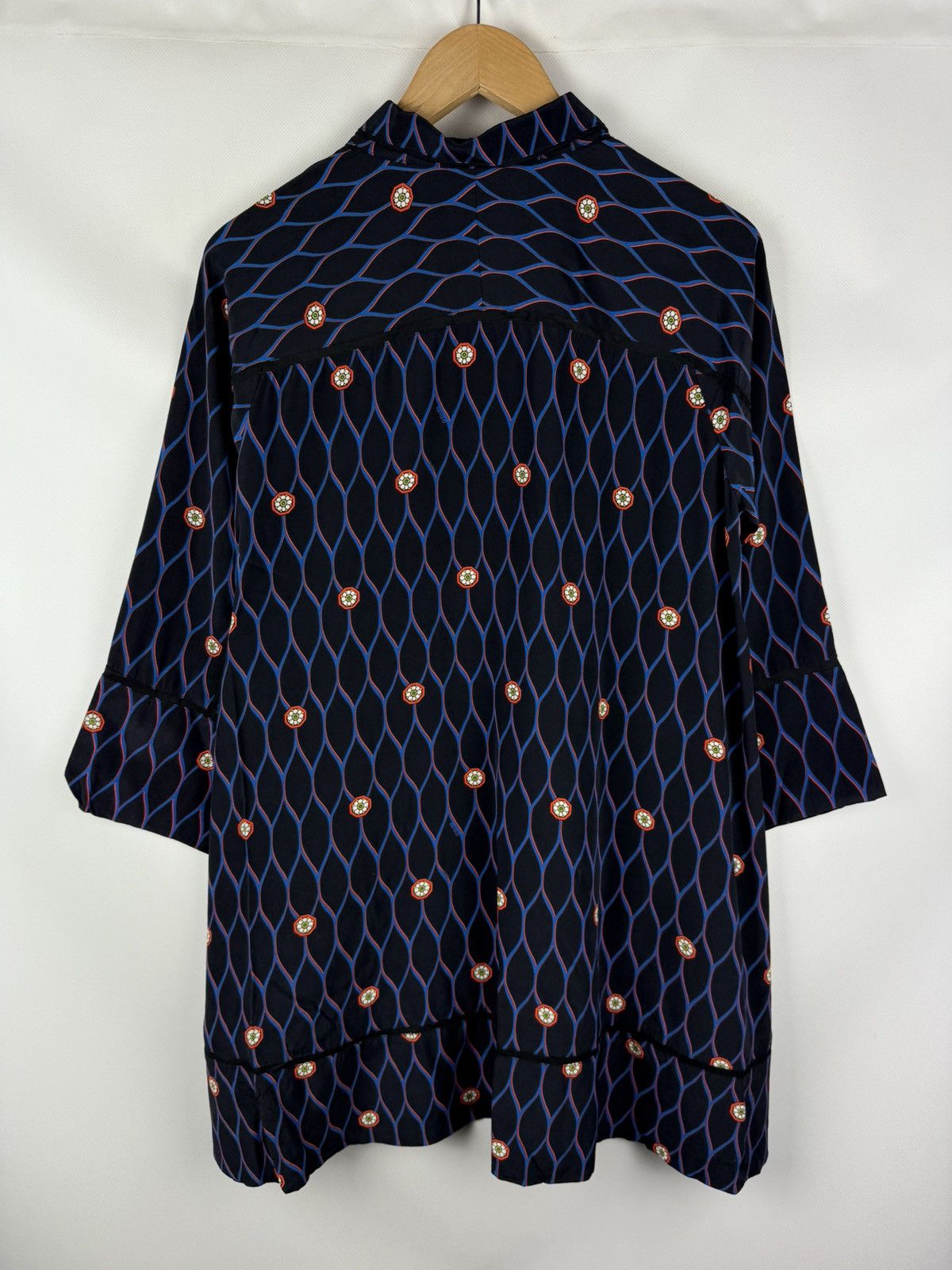 Kenzo Kenzo H&M Ladies Patterned Lagenlook Silk Tunic Blouse Dress Size L / US 10 / IT 46 - 16 Thumbnail