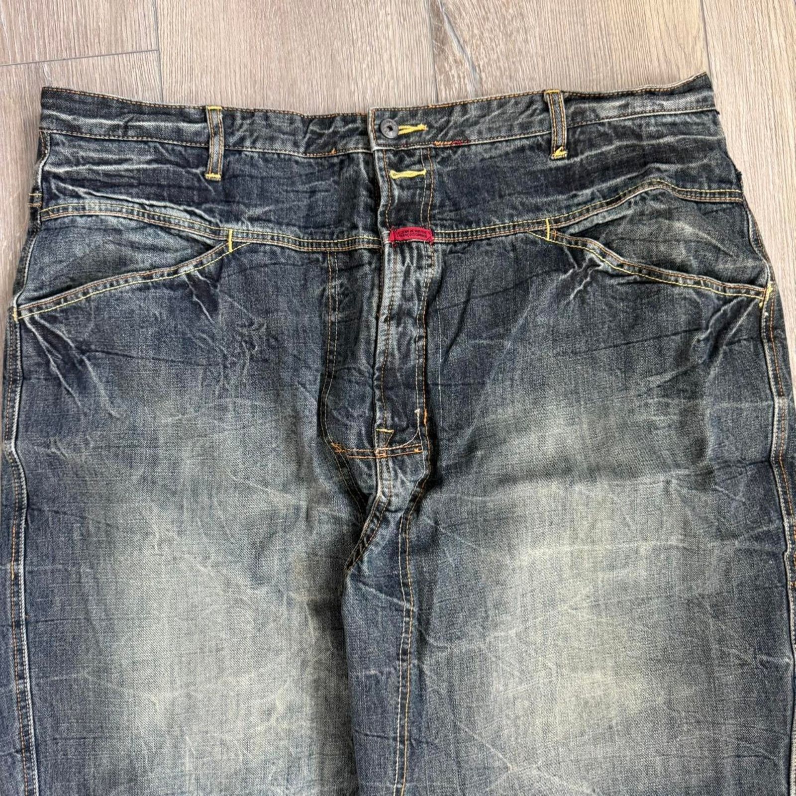 Marithe + Francois Girbaud Vintage MFG super baggy embroidered jeans Size US 44 / EU 60 - 5 Thumbnail