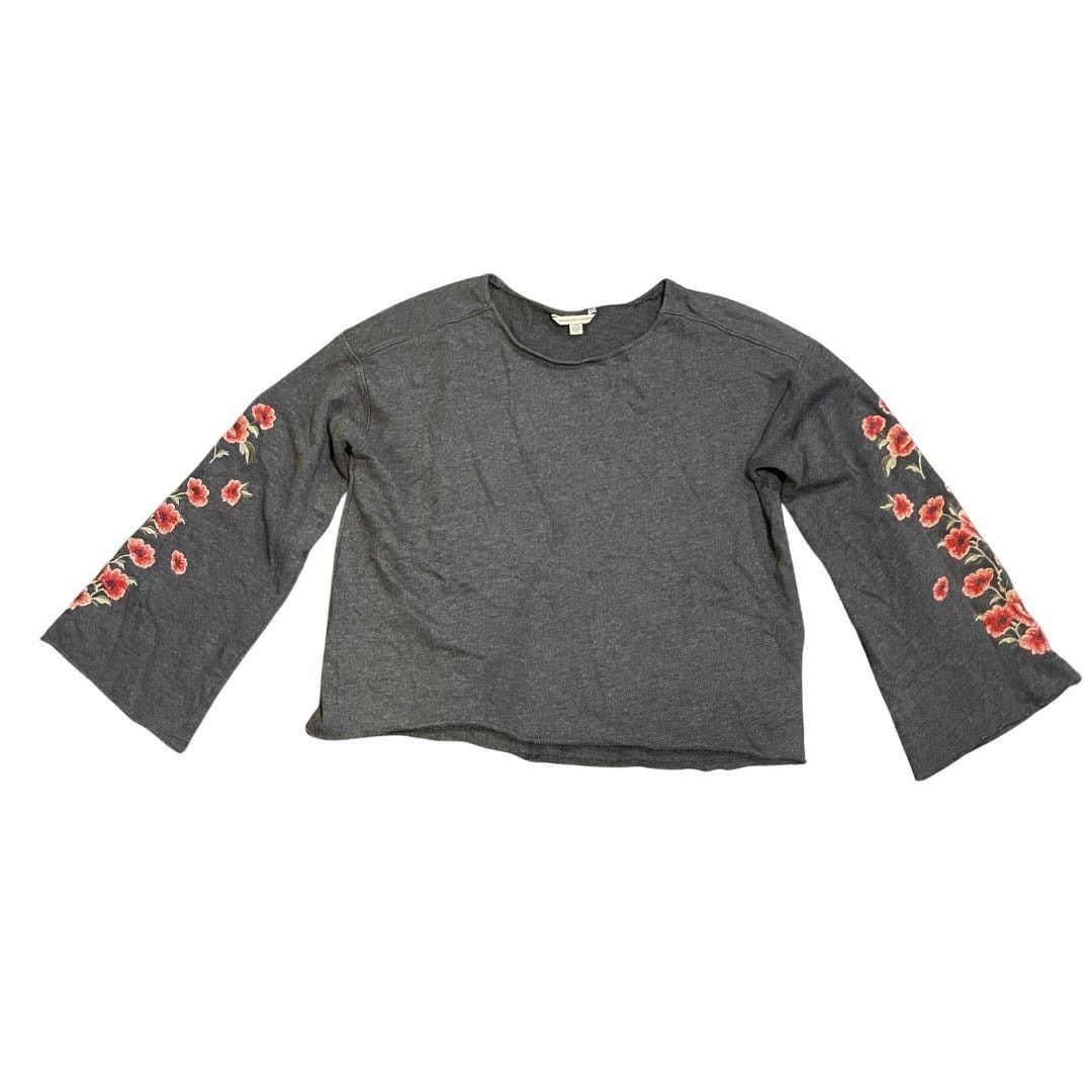 American Eagle Outfitters American Eagle Outfitters Floral Embroidered Bell Sleeve Top Size L / US 10 / IT 46 - 1 Thumbnail