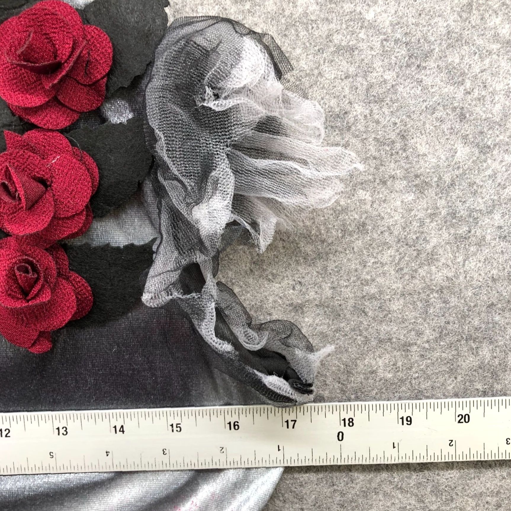 Vintage Spooktacular Creations Girls Halloween Zombie Prom Queen Costume Dress With Sash, Gray, XL 12-14 Years Size ONE SIZE - 5 Thumbnail