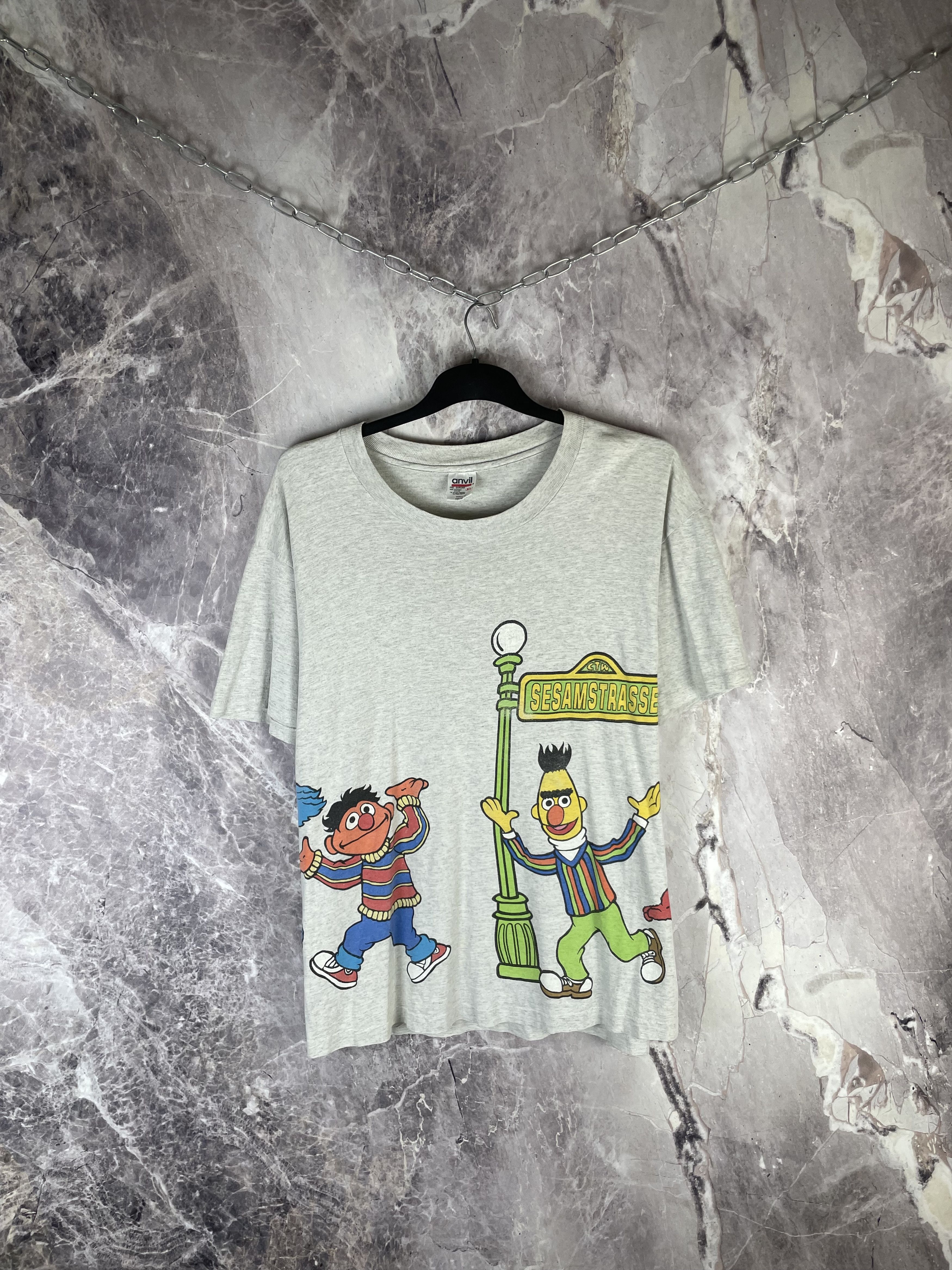 Cartoon Network vintage jim henson sesame street 90s tee Size US XL / EU 56 / 4 - 1 Thumbnail