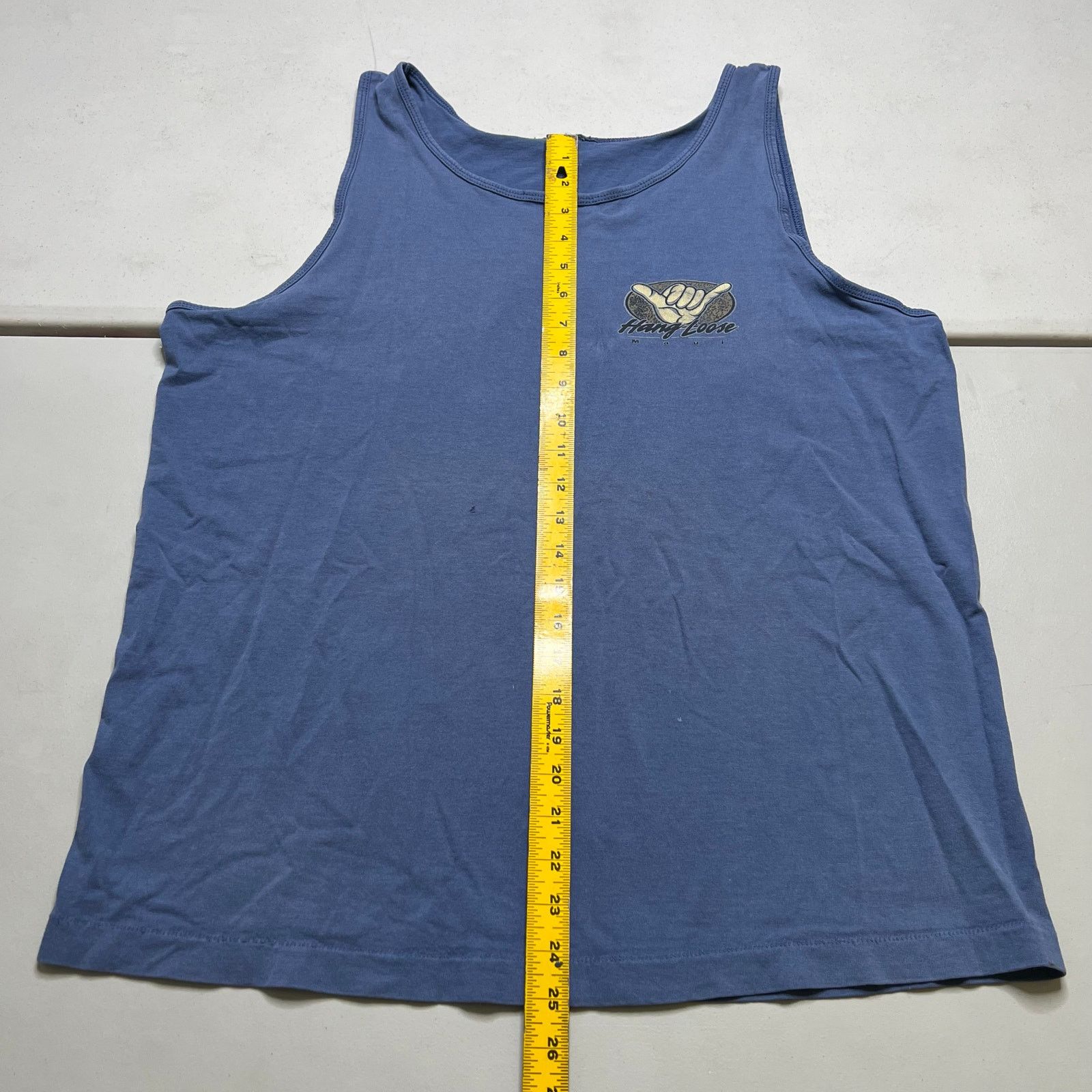 Other Vintage 90s Hang Loose Maui Tank Blue Shaka Single Stitch L Size US L / EU 52-54 / 3 - 7 Thumbnail