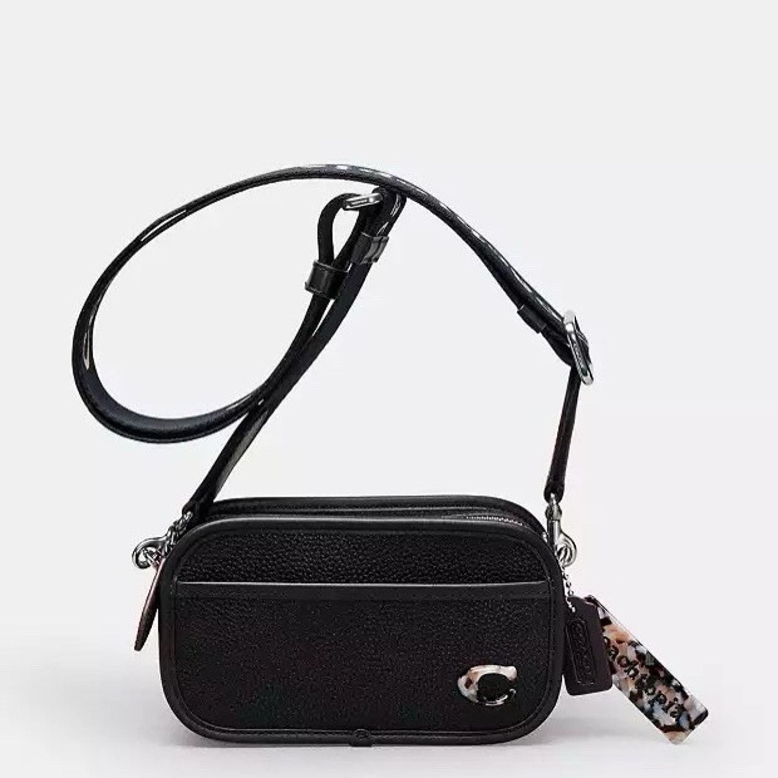 Coach NWT Coach Crossbody Belt Bag Coachtopia Leather Black CK114 Size ONE SIZE - 9 Thumbnail
