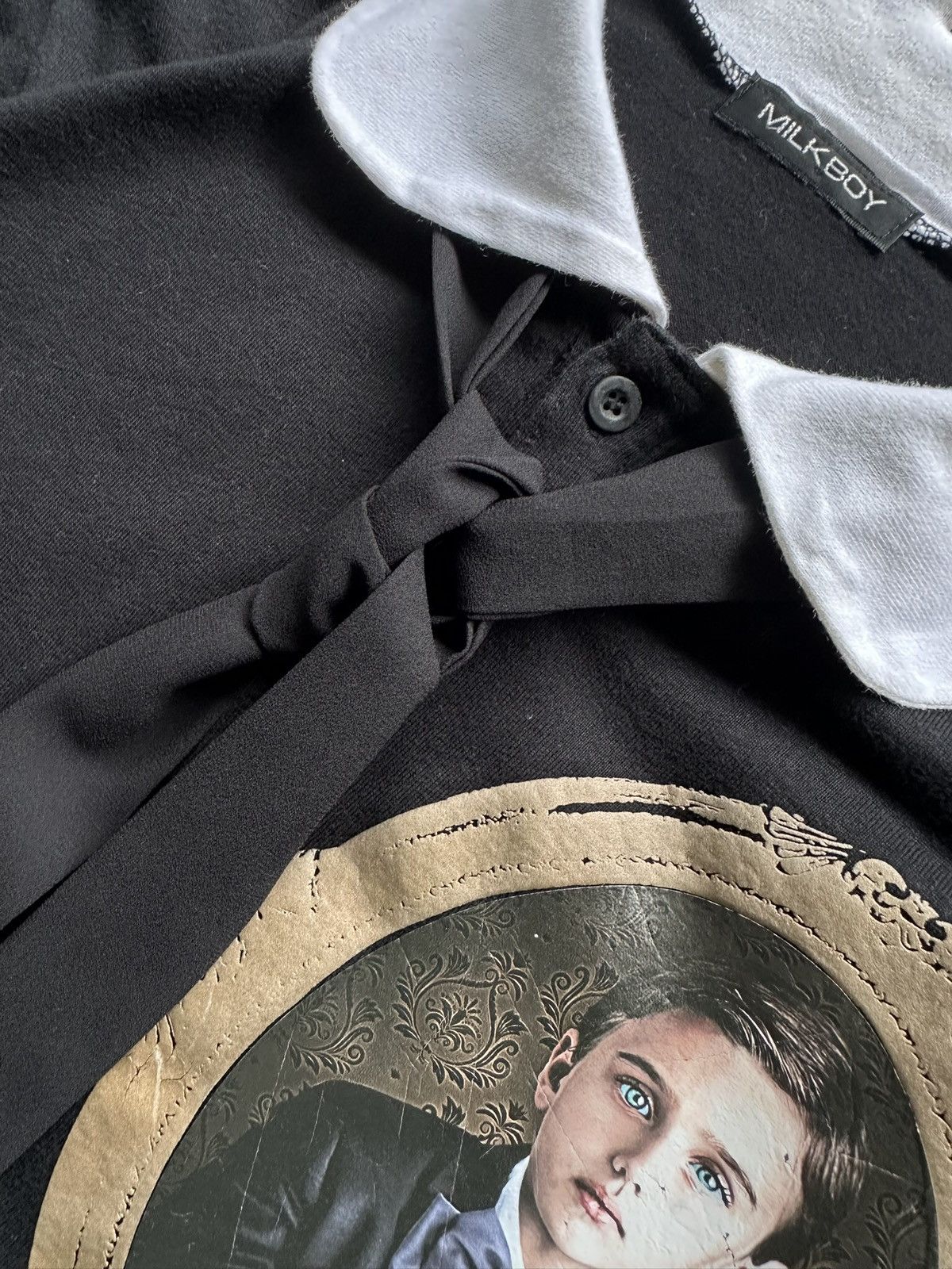 Japanese Brand AW19 Milkboy '' Forbidden Milkboy'' polo long sleeve Size US M / EU 48-50 / 2 - 10 Thumbnail