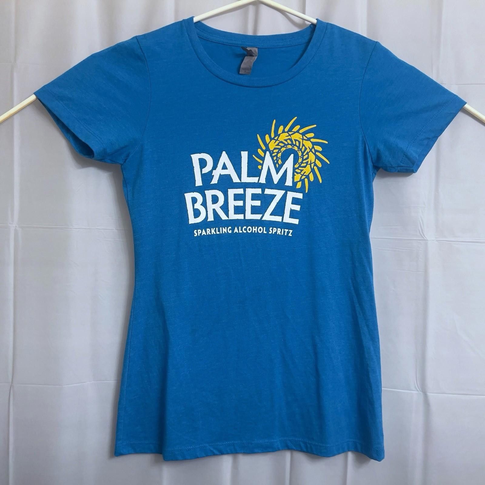 The Unbranded Brand Palm Breeze Sparkling Spiritz T-Shirt Women's Medium M Blue Size M / US 6-8 / IT 42-44 - 1 Thumbnail
