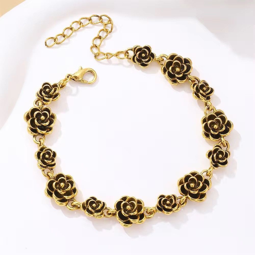 Japanese Brand 18cm Y2K Rose Bracelet Size ONE SIZE - 5 Thumbnail