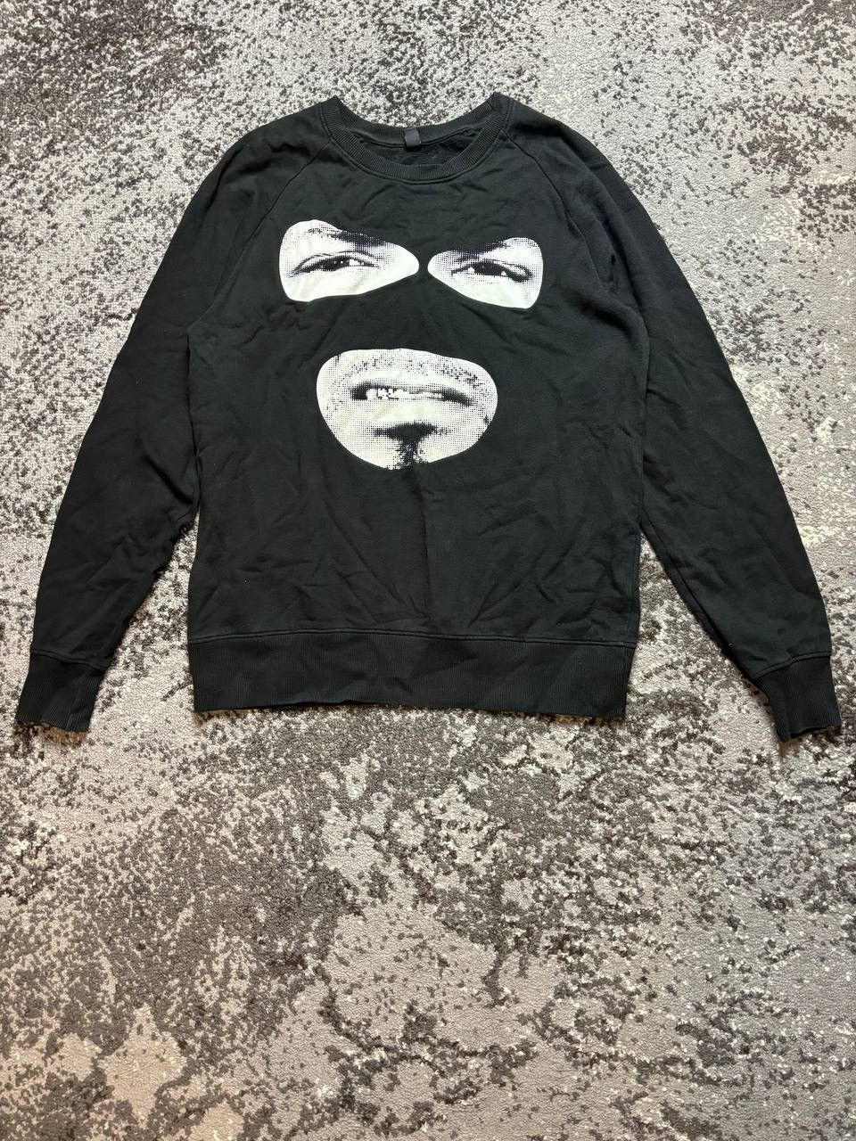Japanese Brand × Vintage Criminal Y2K Face Mask Logo Uh Nit Future Sweatshirts Size US L / EU 52-54 / 3 - 1 Thumbnail