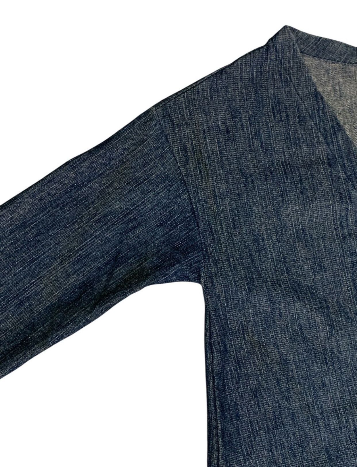Japanese Brand Rare Design Vintage Soft Denim Button Up Cardigans Size M / US 6-8 / IT 42-44 - 5 Thumbnail