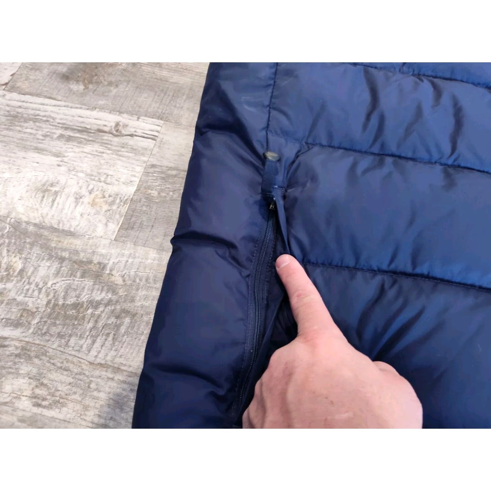 Vintage L.L. Bean Vest Men XL Blue Full Zip Snap Button 80% Goose Down Puffer Outdoors Size US XL / EU 56 / 4 - 4 Thumbnail