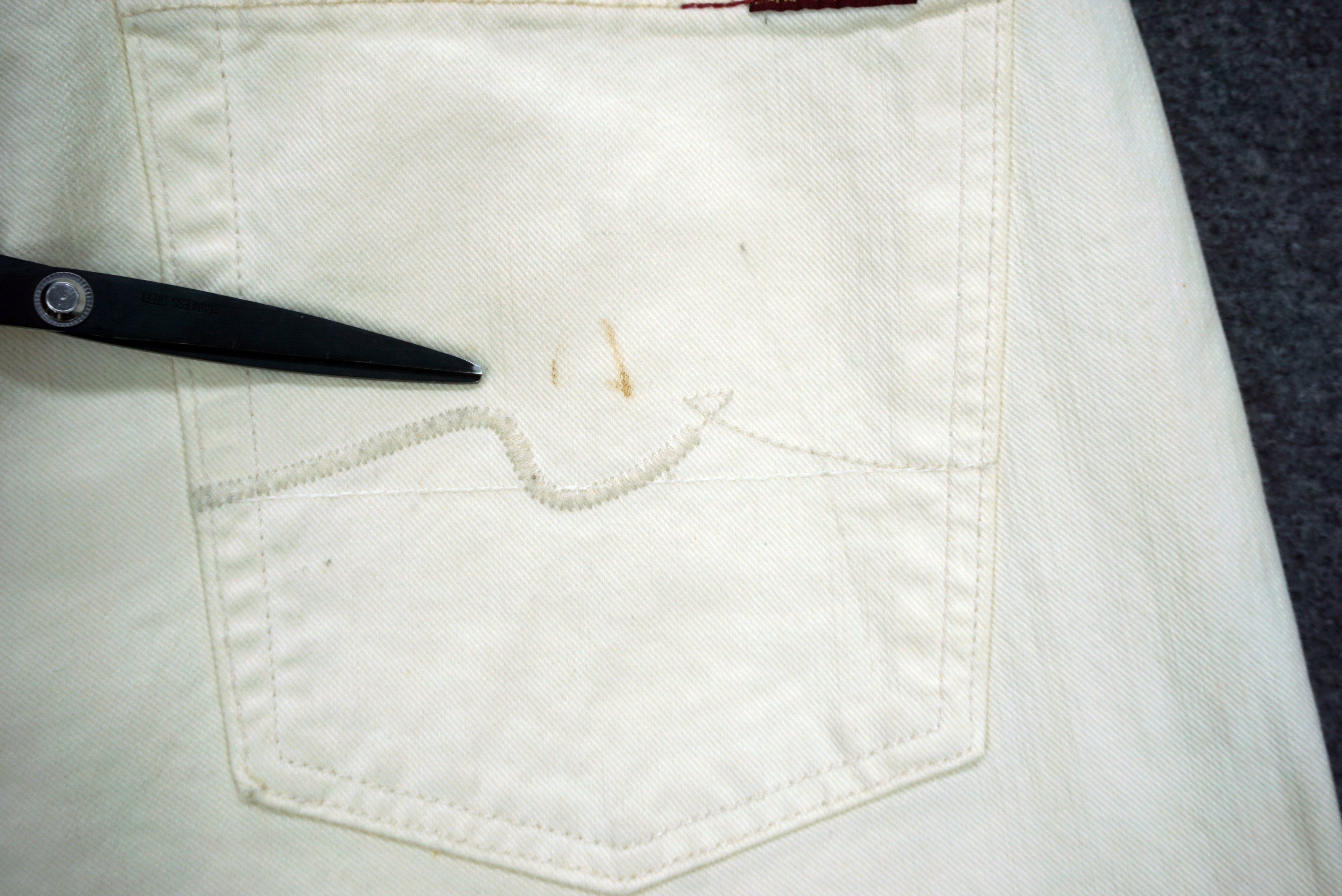 7 For All Mankind 7FAM Jeans Size 36 fit W37xL35 Straight-Leg Denim USA Size US 36 / EU 52 - 15 Thumbnail