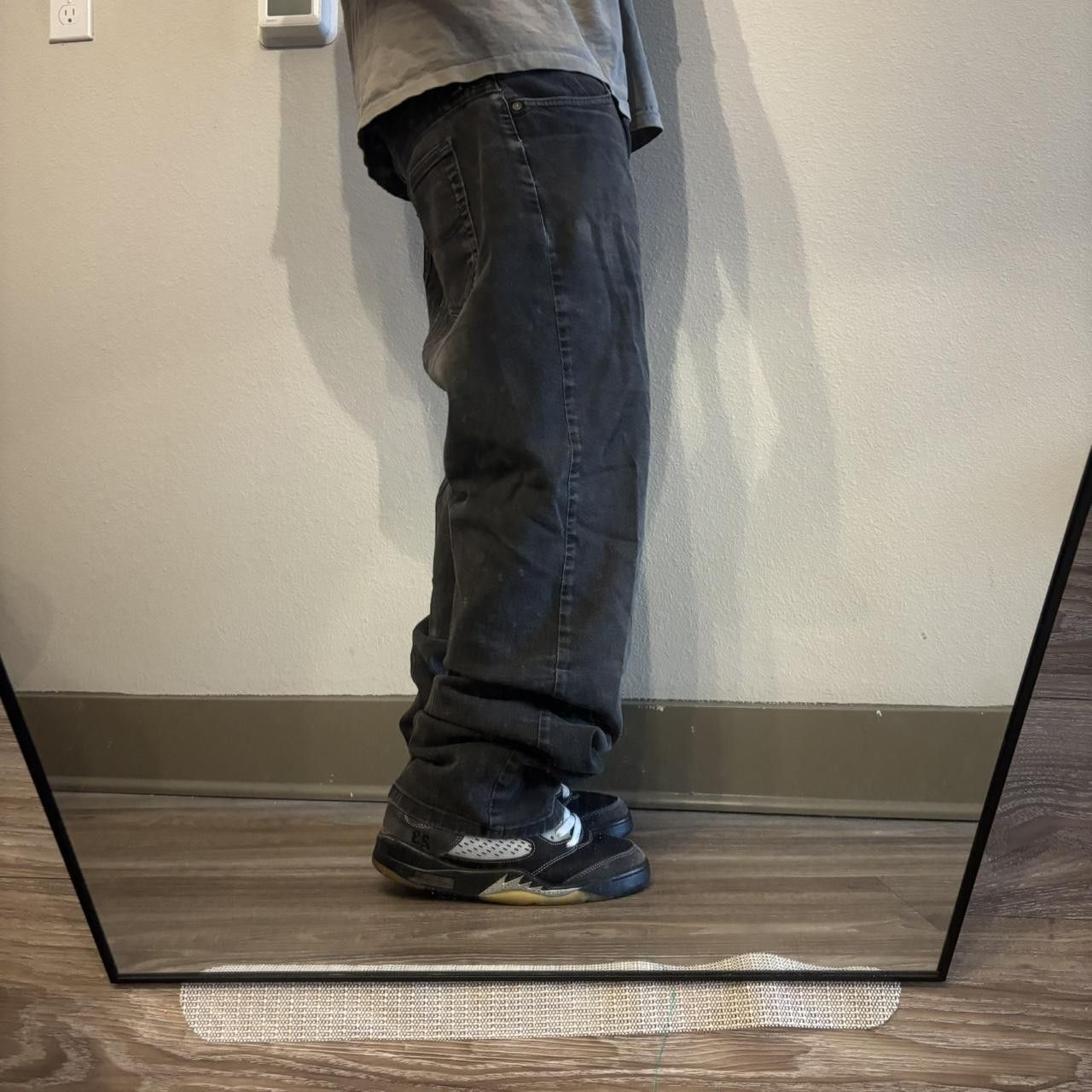 Vintage Crazy Vintage Y2K/2000s Grunge Faded Black Denim Jeans! 34x31 Size US 34 / EU 50 - 2 Thumbnail