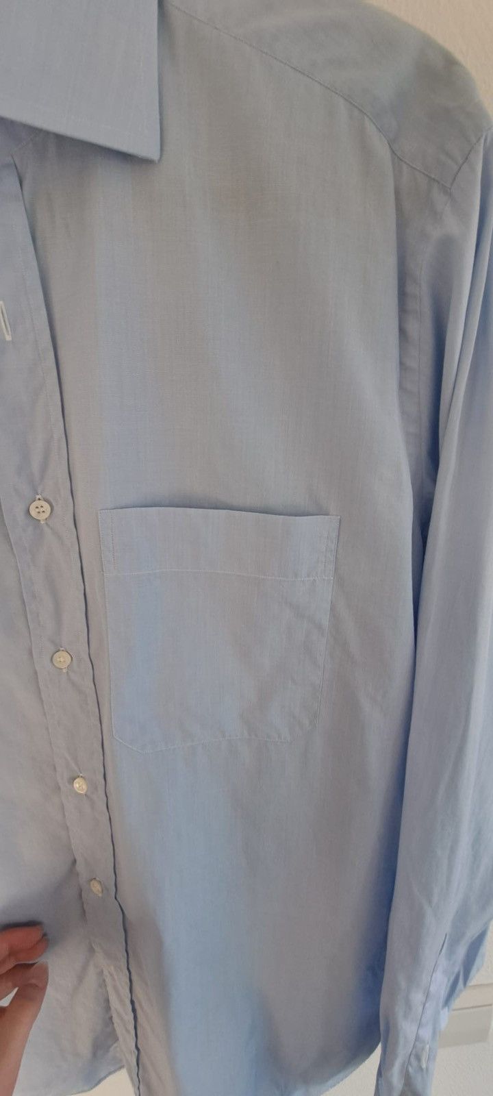 Brioni Brioni Shirt Blue Size 38R - 4 Thumbnail
