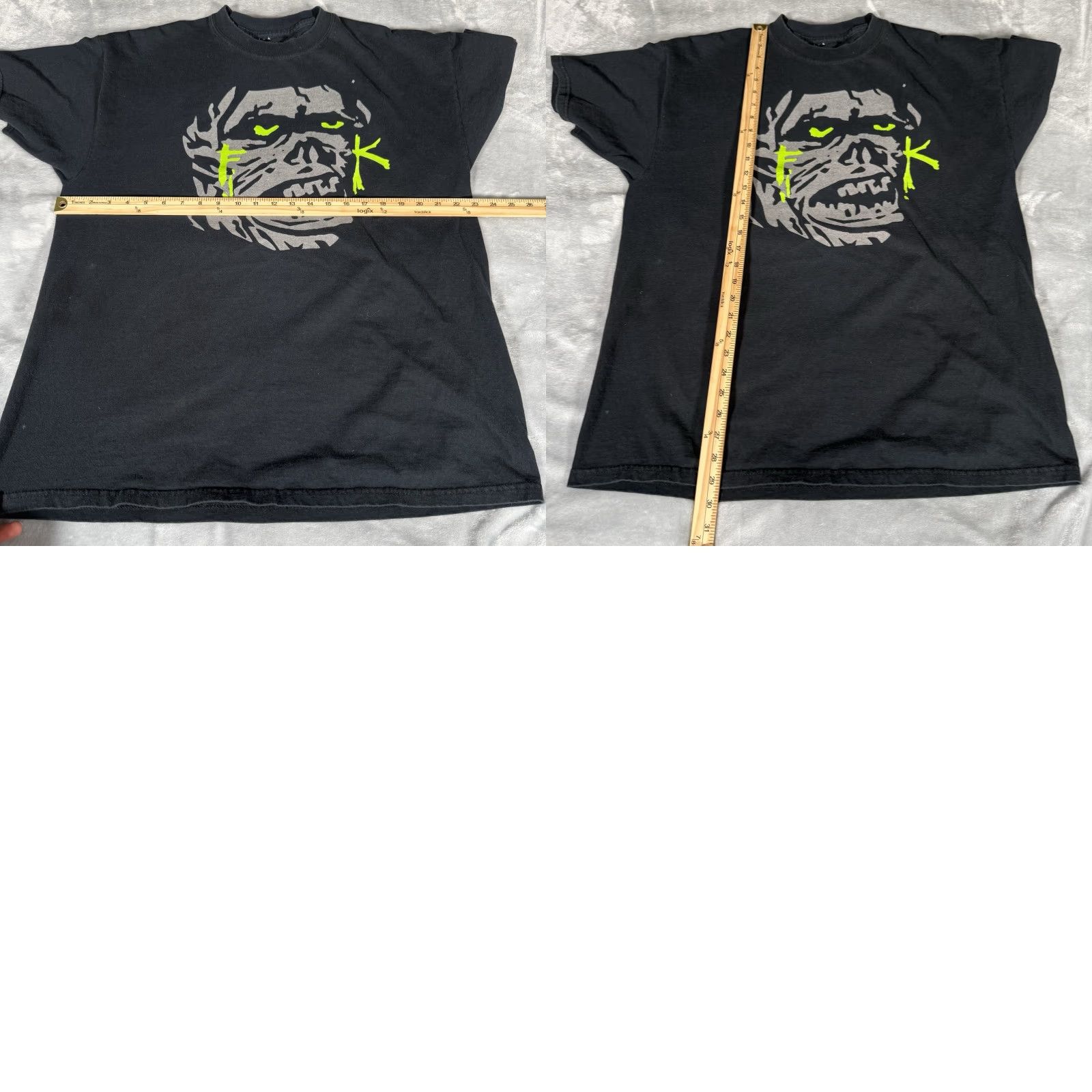 Gildan Vintage Gildan T-Shirt Mens XL Black Graphic Print Short Sleeve Crew Neck Reggae? (no, can't add) Size US XL / EU 56 / 4 - 8 Thumbnail
