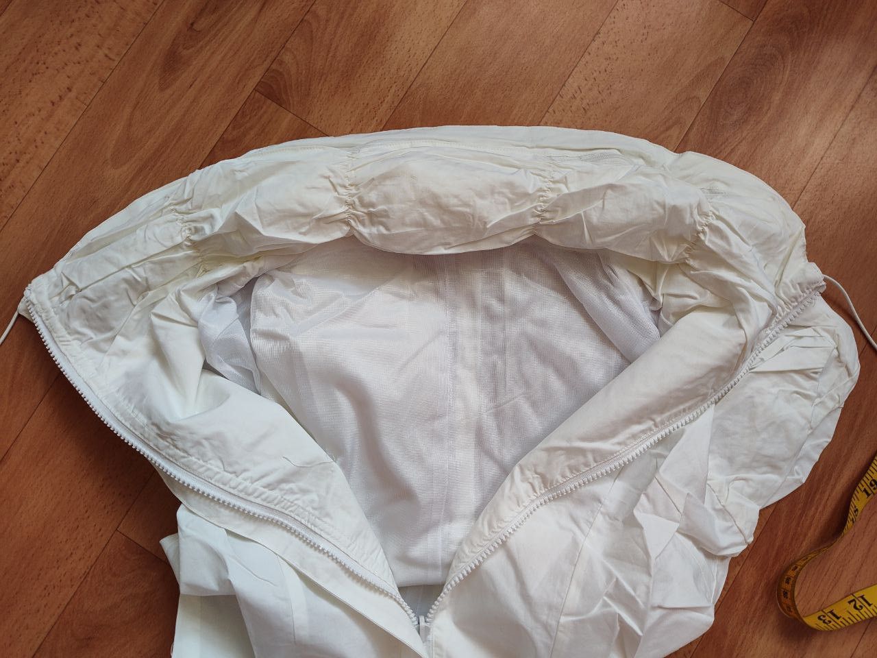 Other White Parachute Mini Dress Hooded Avant Garde Sz M NEW Size M / US 6-8 / IT 42-44 - 4 Thumbnail