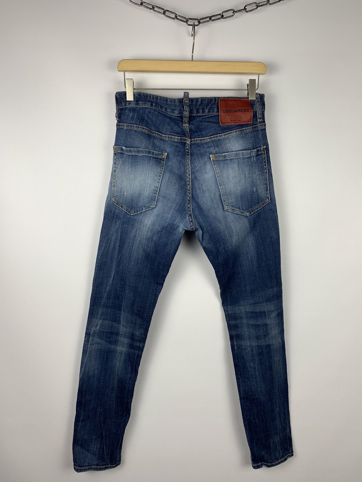 Dsquared2 Men’s Dsquared2 DSQ2 Skinny Jeans Size 46 Blue Y2K Italy Size US 30 / EU 46 - 9 Thumbnail