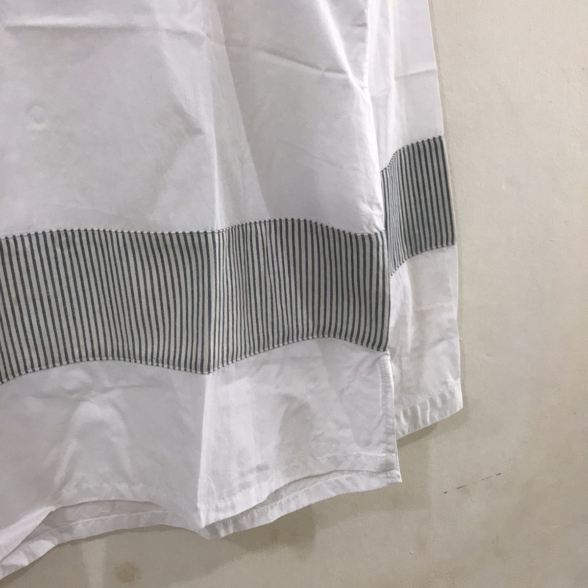 Visvim Visvim Collarless Stripe Trimmed Cotton Size US M / EU 48-50 / 2 - 3 Thumbnail
